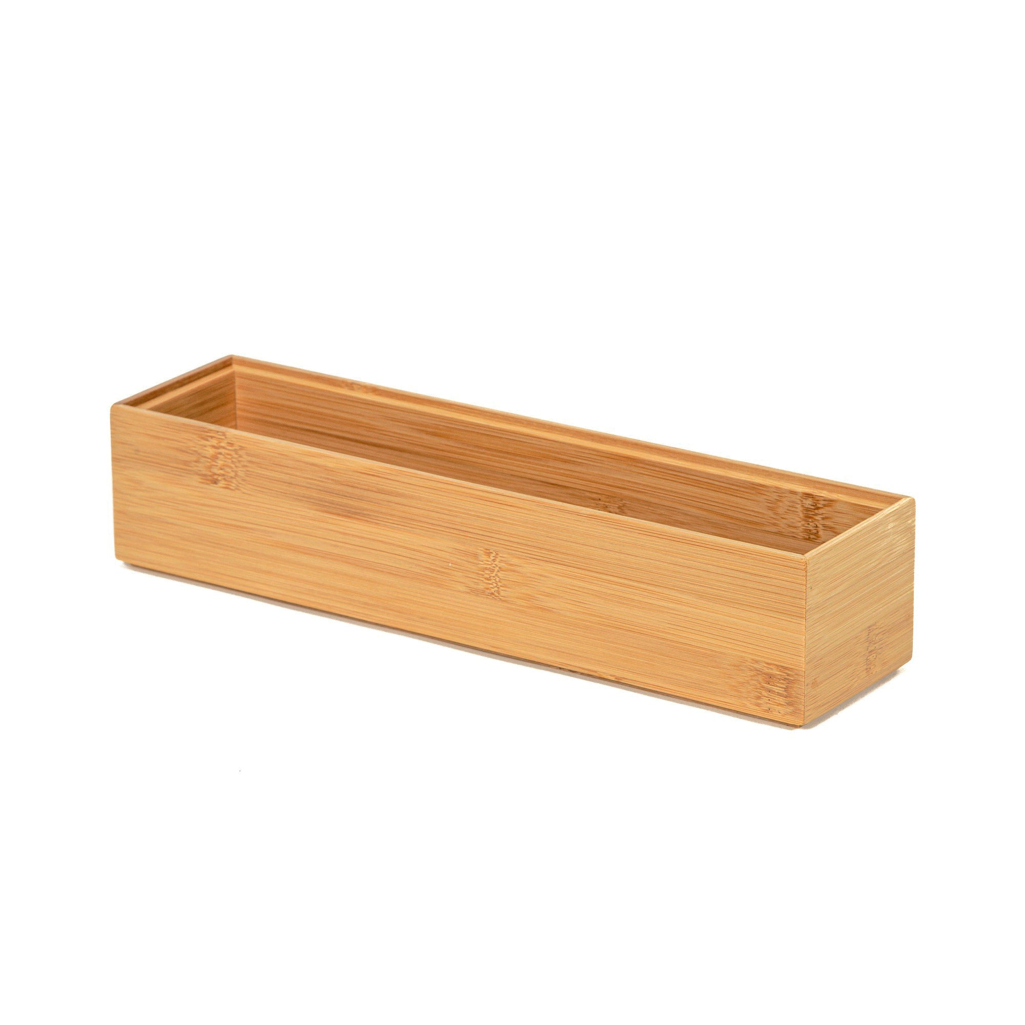 Boîte de rangement en bambou 30x7,5cm Boîte de rangement en bambou 30x7,5cm