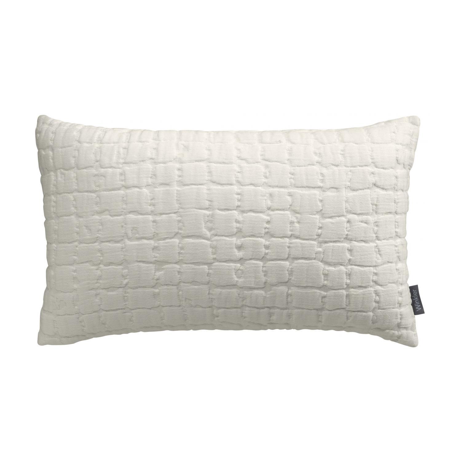 Coussin en coton neige 30 x 50 (photo) Coussin en coton neige 30 x 50