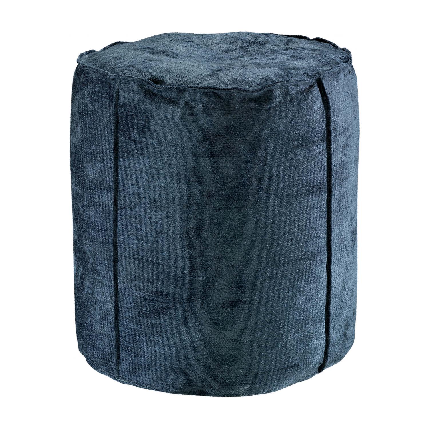 Pouf en coton encre 0 x 40 x 42 (photo) Pouf en coton encre 0 x 40 x 42