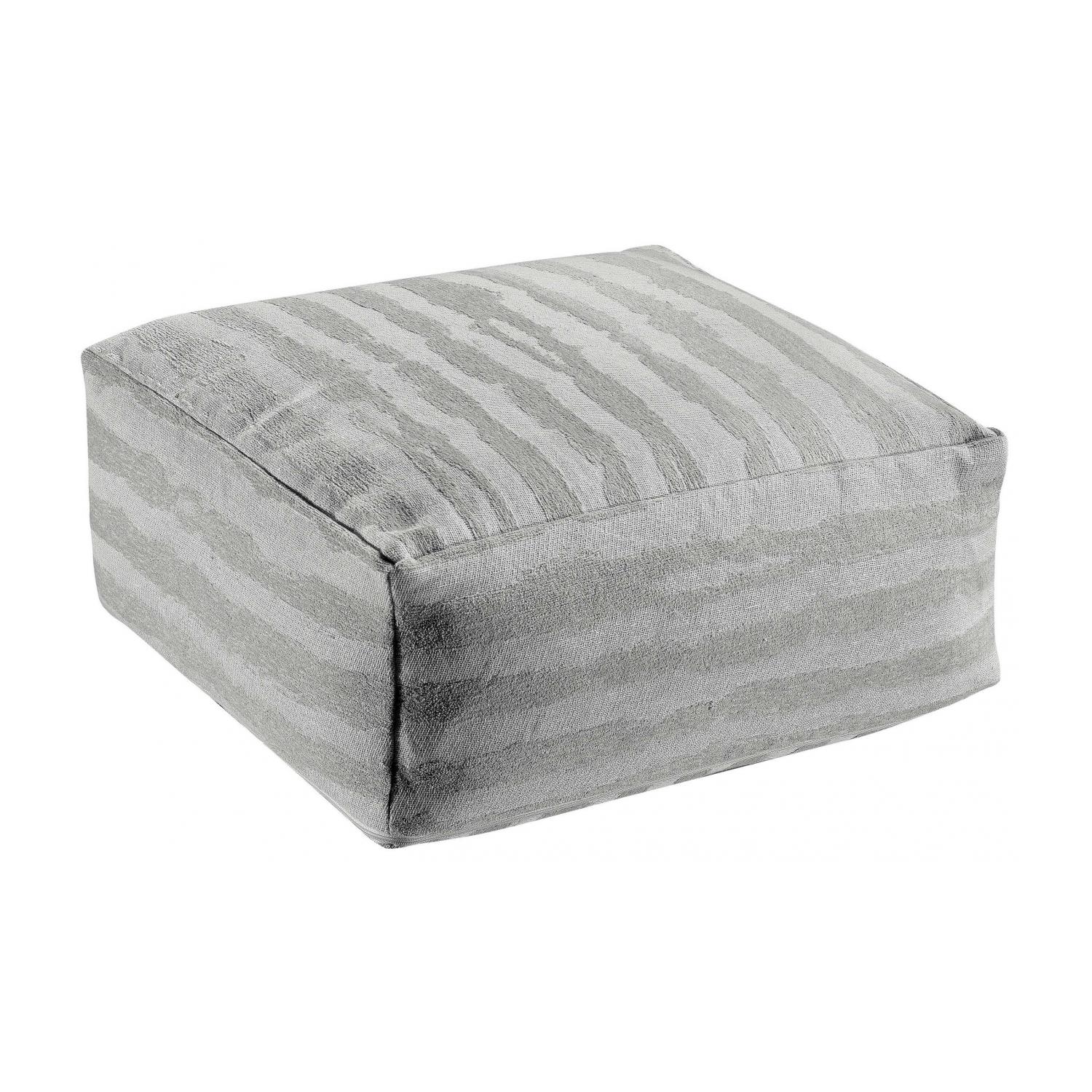 Pouf en coton perle 50 x 50 x 20 (photo) Pouf en coton perle 50 x 50 x 20