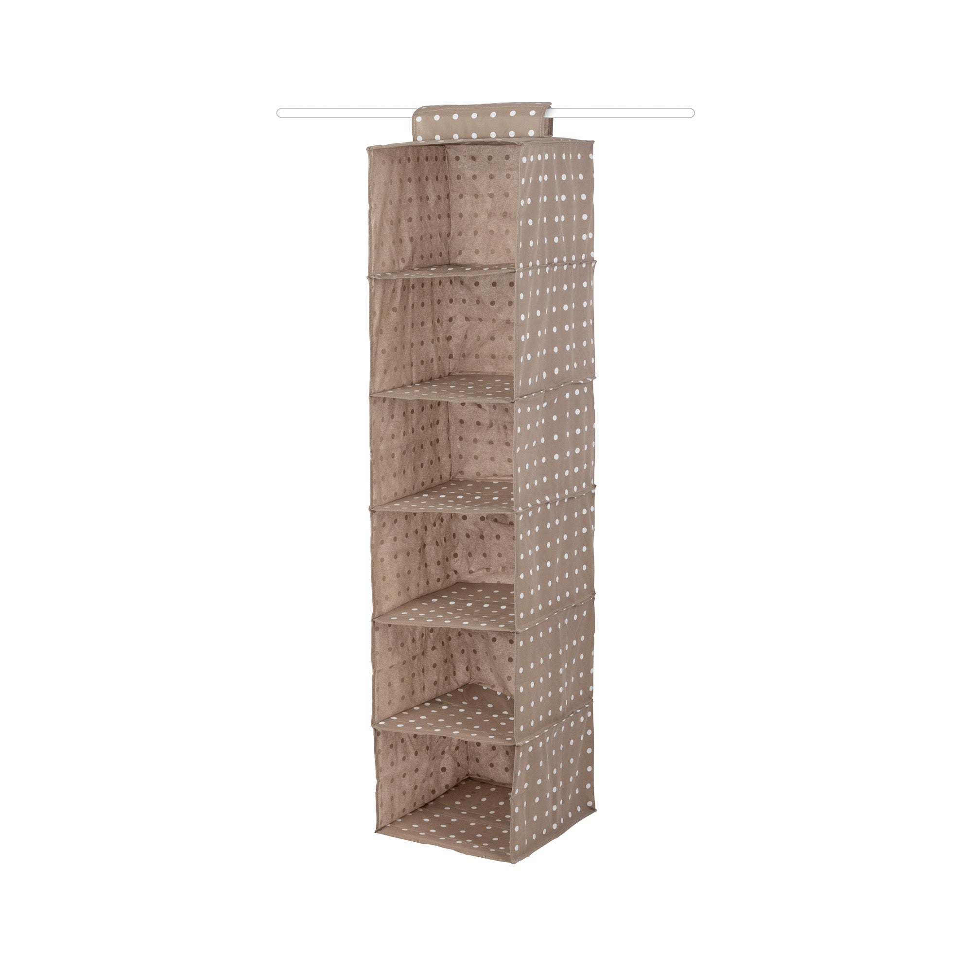 Étagère à suspendre marron à pois H128cm Étagère à suspendre marron à pois H128cm