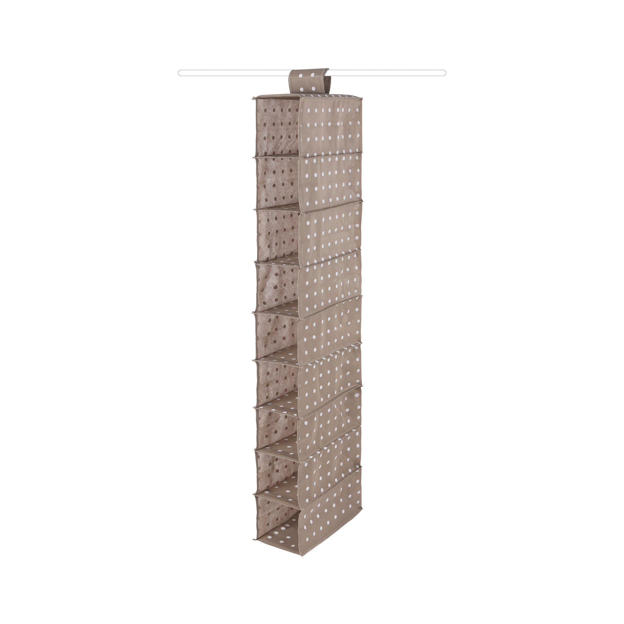 Étagère souple à suspendre à pois H128cm Étagère souple à suspendre à pois H128cm