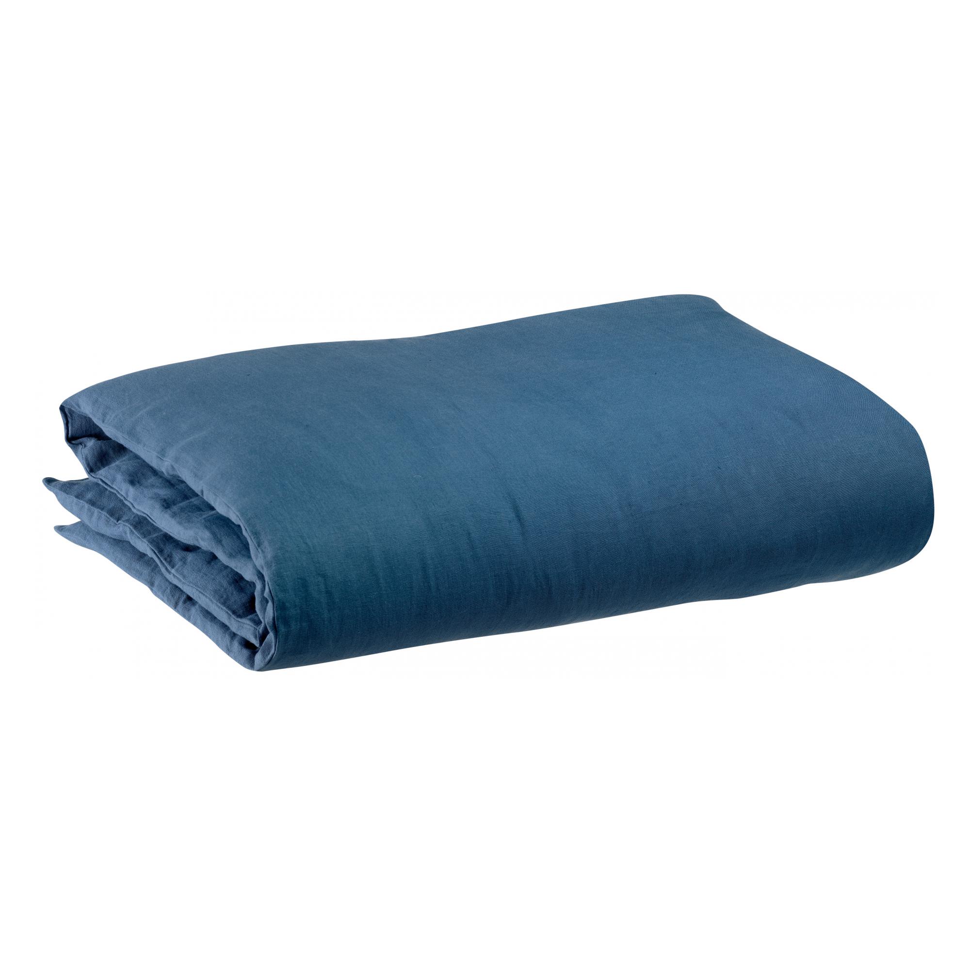 Housse de couette stonewashed en lin touareg 260 x 240 Housse de couette stonewashed en lin touareg 260 x 240