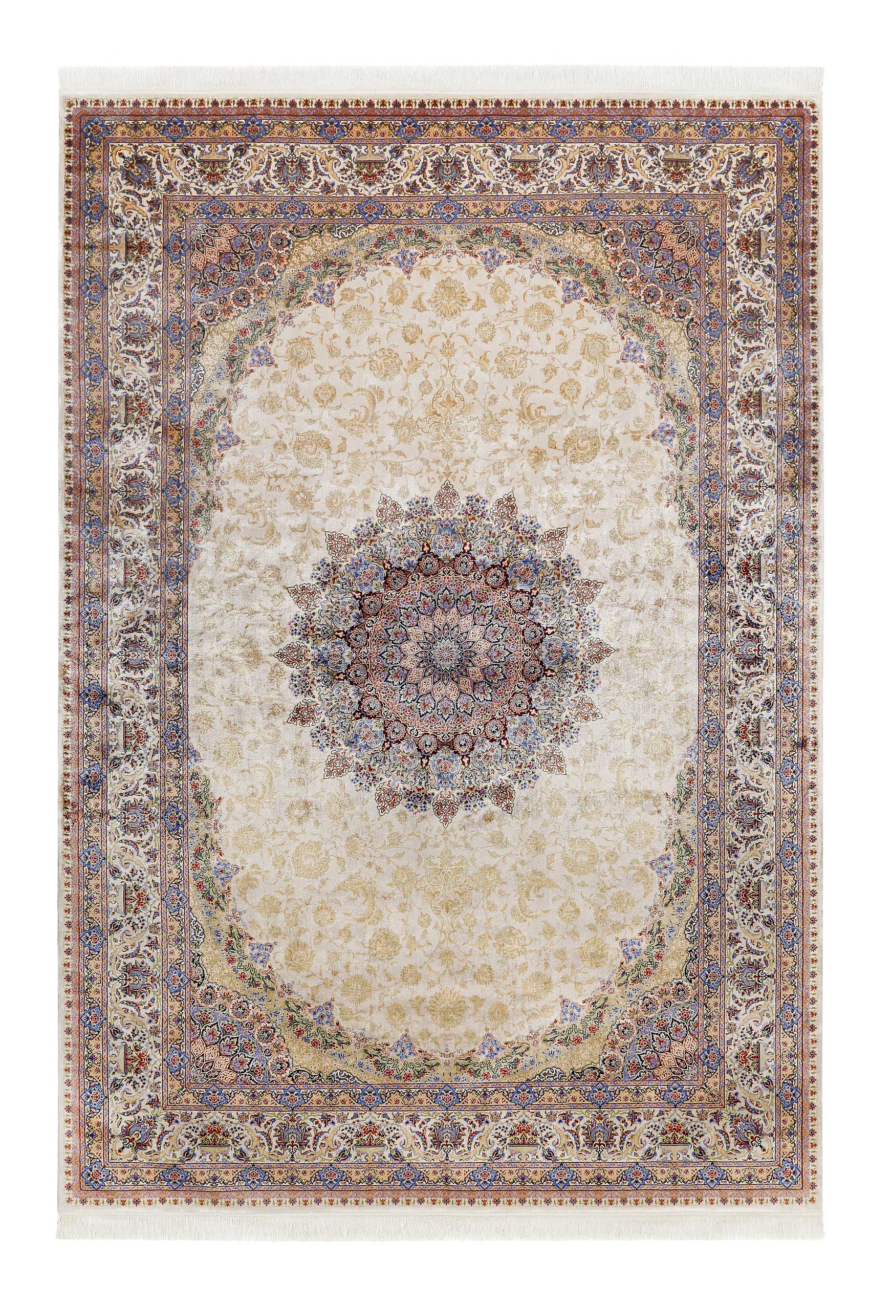 Tapis tissé fin look vintage beige de très grande qualité 290x200 Tapis tissé fin look vintage beige de très grande qualité 290x200