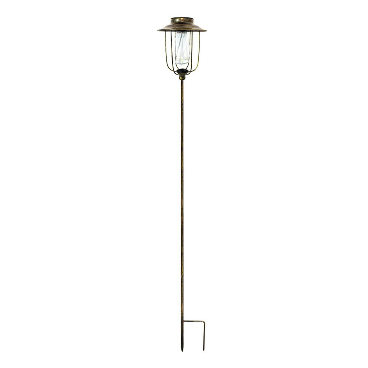 PICK VINTY-Balise solaire vintage acier marron H85cm