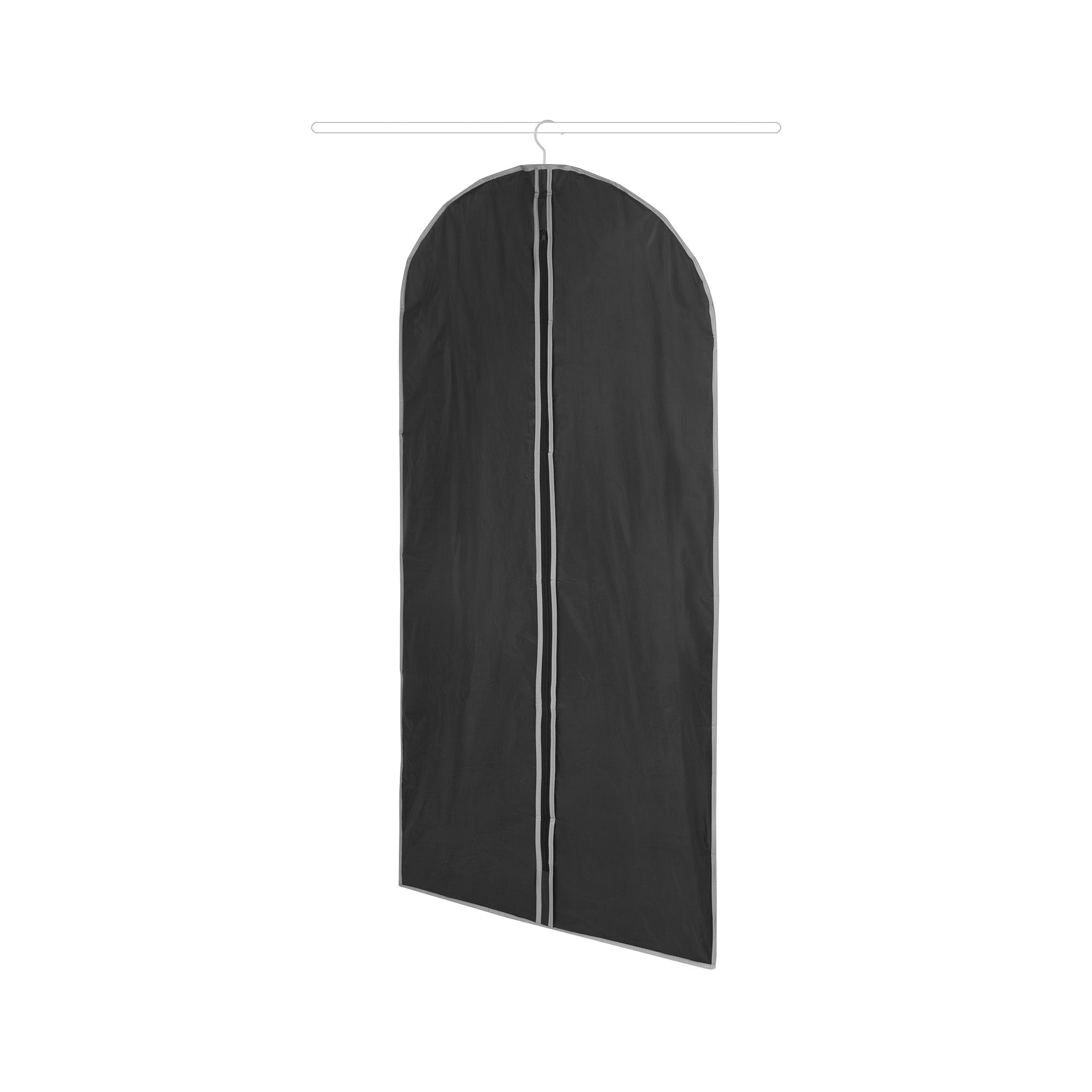 Housse pour vêtements noire 60x137cm (photo) Housse pour vêtements noire 60x137cm