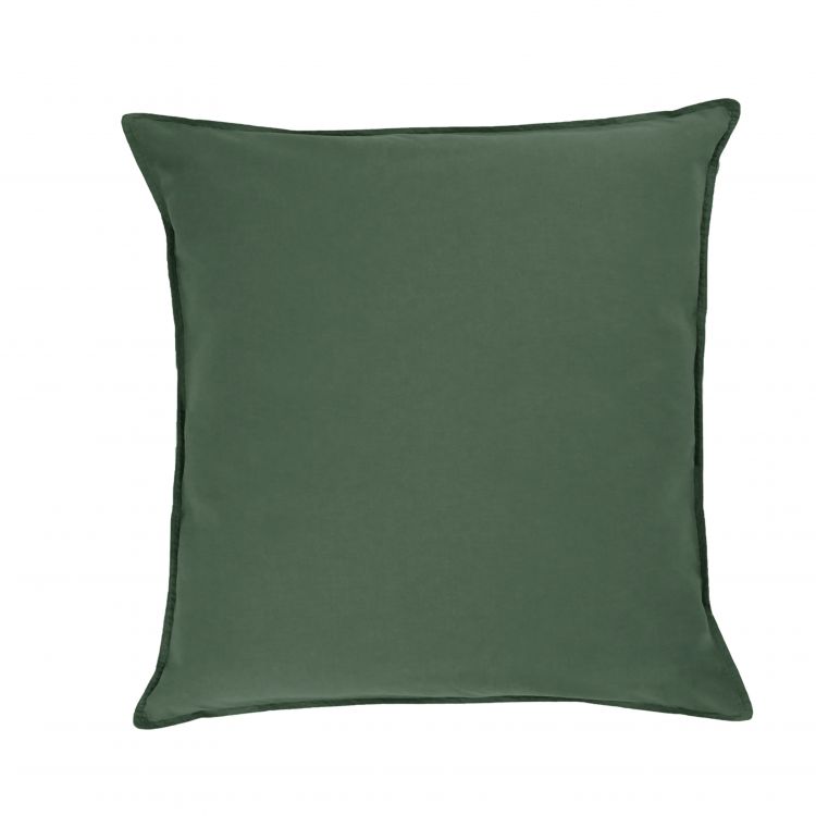 Taie d'oreiller en coton vert 65x65ft Taie d'oreiller en coton vert 65x65ft