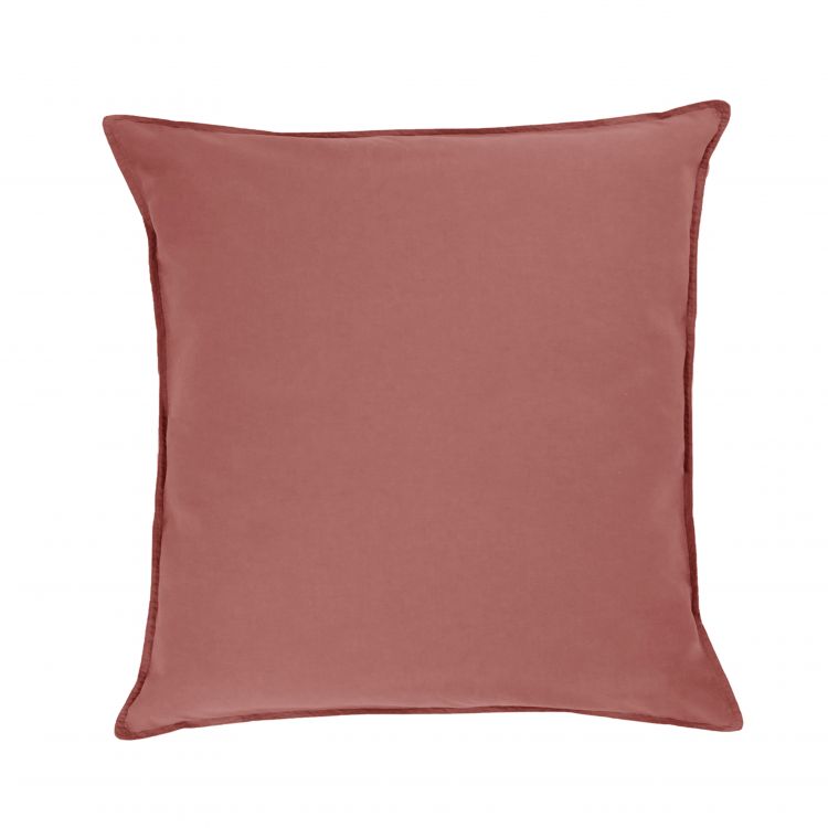 Taie d'oreiller en coton rose 65x65ft Taie d'oreiller en coton rose 65x65ft