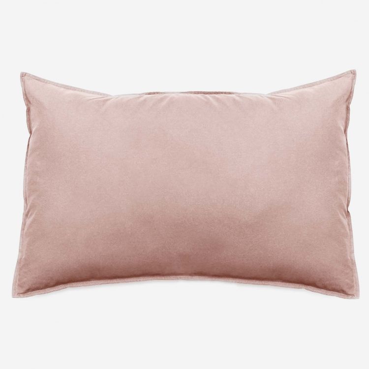 Taie d'oreiller en coton rose 50x70 Taie d'oreiller en coton rose 50x70