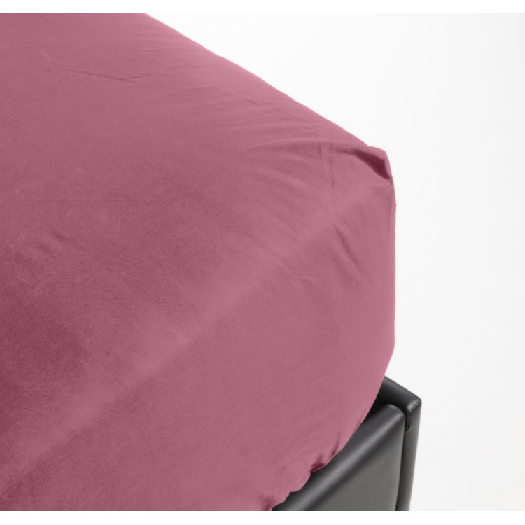 Drap housse grands bonnets percale rose 140x190 Drap housse grands bonnets percale rose 140x190
