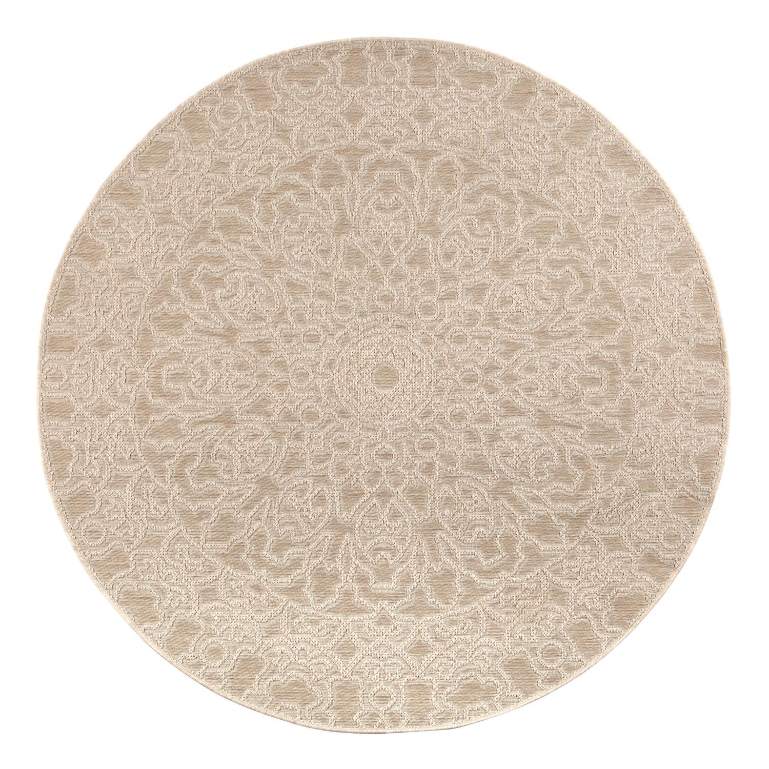 Tapis en polypropylène lin diamètre 160 Tapis en polypropylène lin diamètre 160