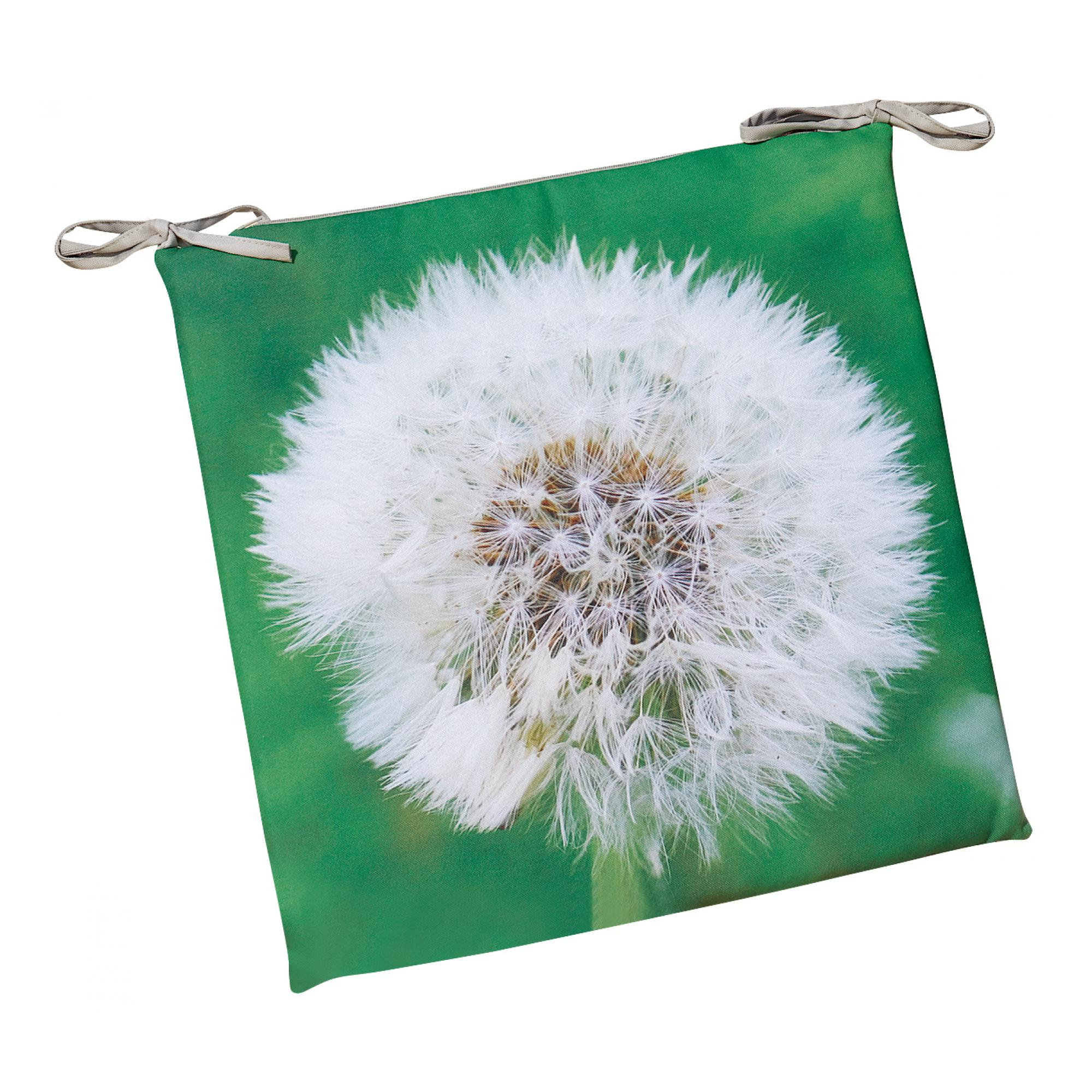 Galette de chaise plate Imprimée Outdoor herbe 38 x 38 x 2 Galette de chaise plate Imprimée Outdoor herbe 38 x 38 x 2