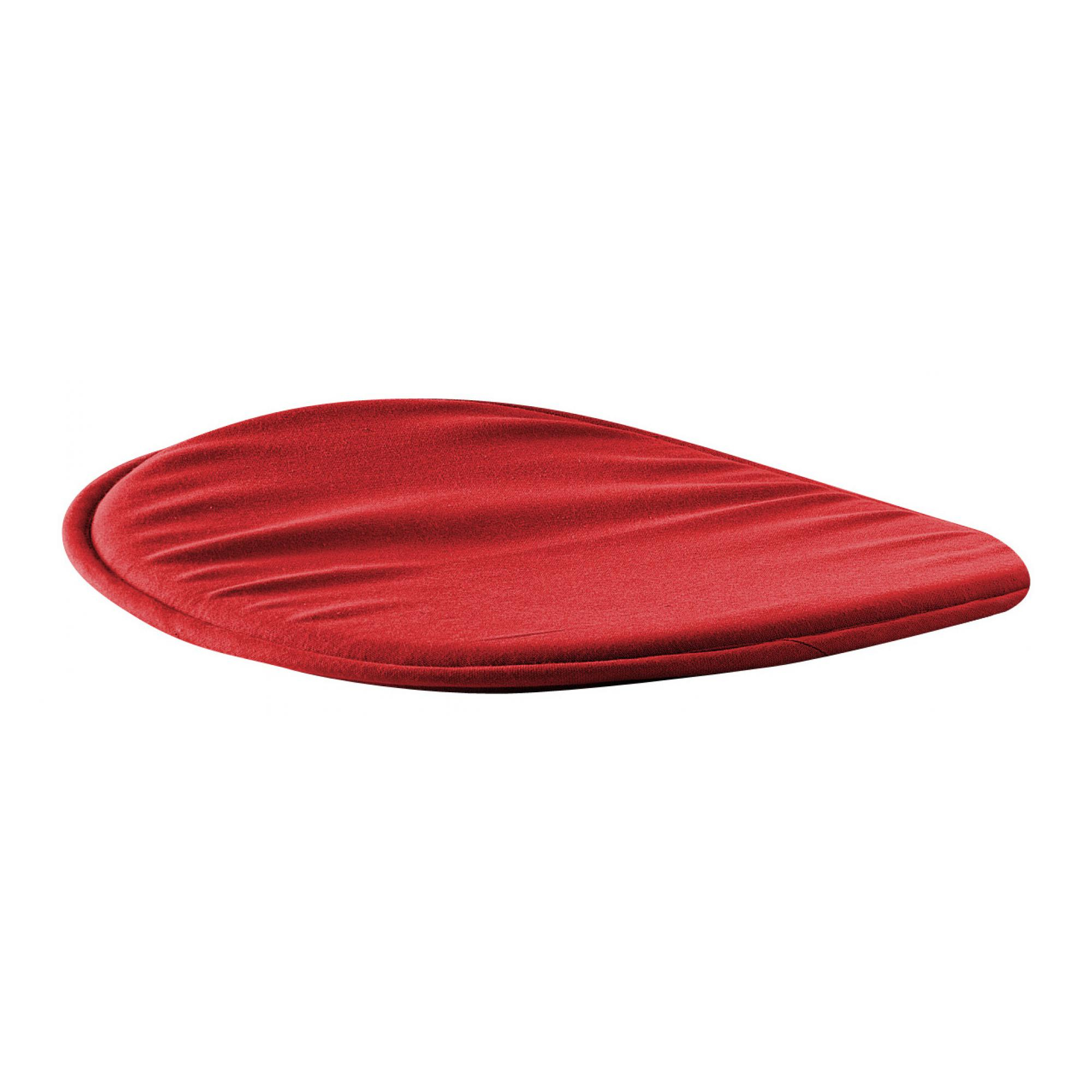 Galette de chaise en coton rouge 38 x 38 x 2 Galette de chaise en coton rouge 38 x 38 x 2
