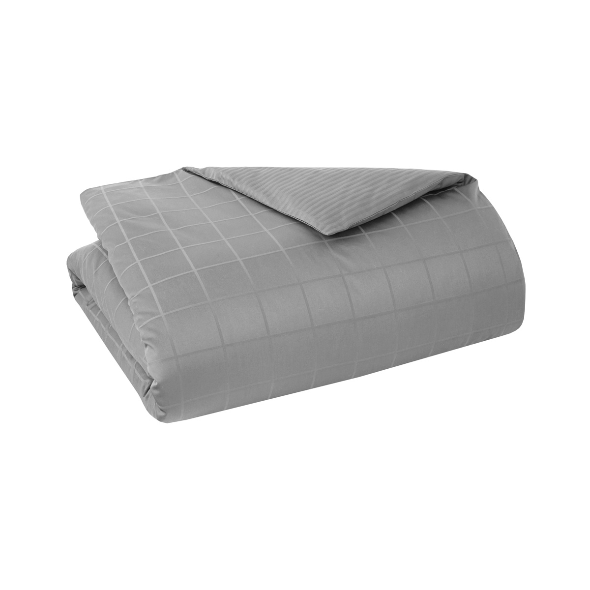 Housse de couette satin Ardoise 260 x 240 cm Housse de couette satin Ardoise 260 x 240 cm
