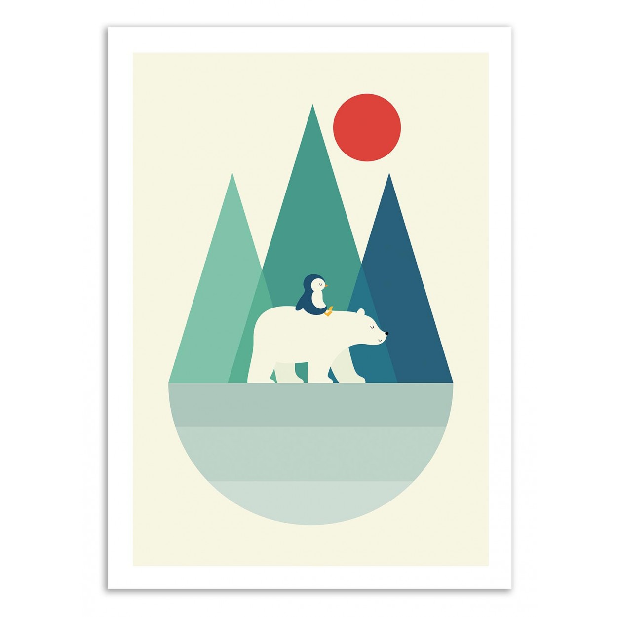BEAR YOU - Affiche d'art 50 x 70 cm BEAR YOU - Affiche d'art 50 x 70 cm