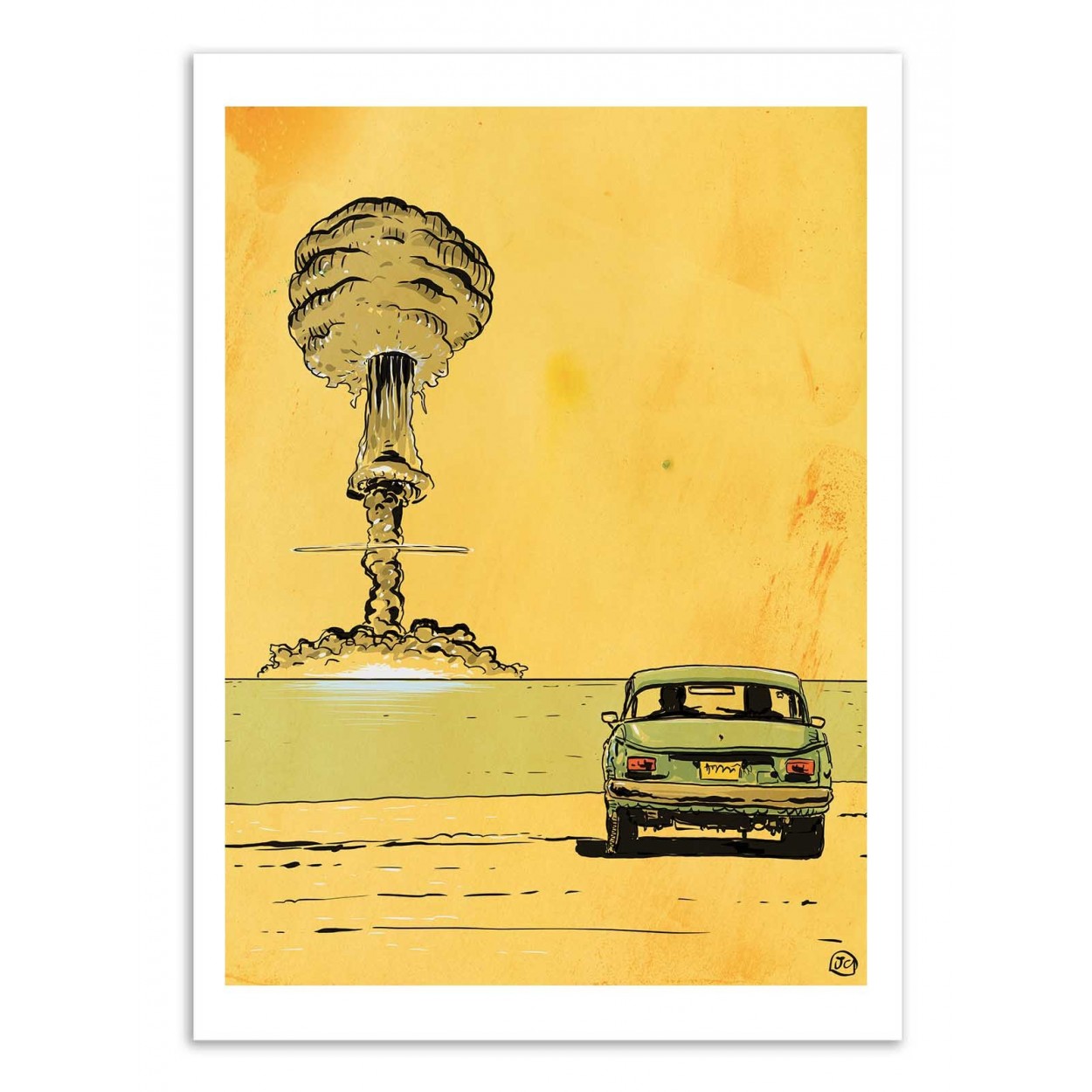 BOMB ROMANCE - Affiche d'art 50 x 70 cm (photo) BOMB ROMANCE - Affiche d'art 50 x 70 cm