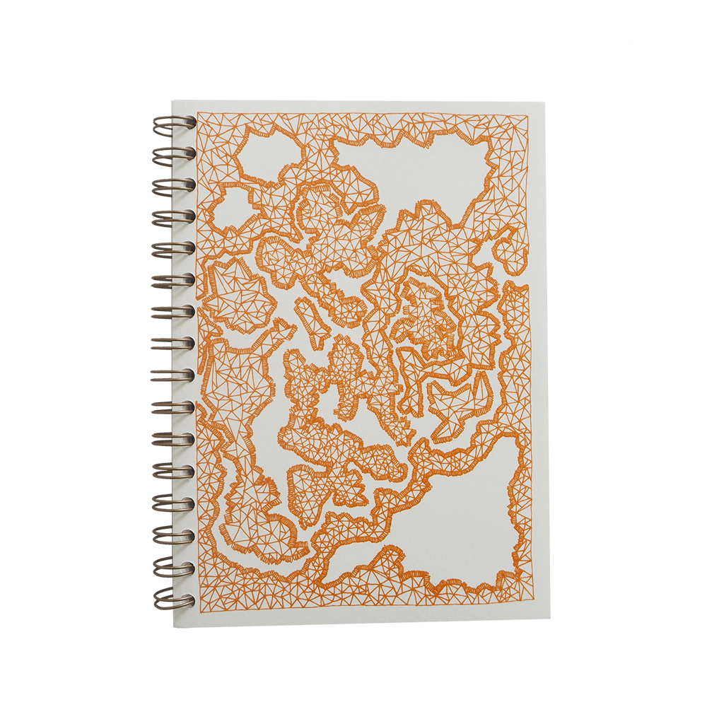 Bloc-notes à spirales imprimé graphique Bloc-notes à spirales imprimé graphique