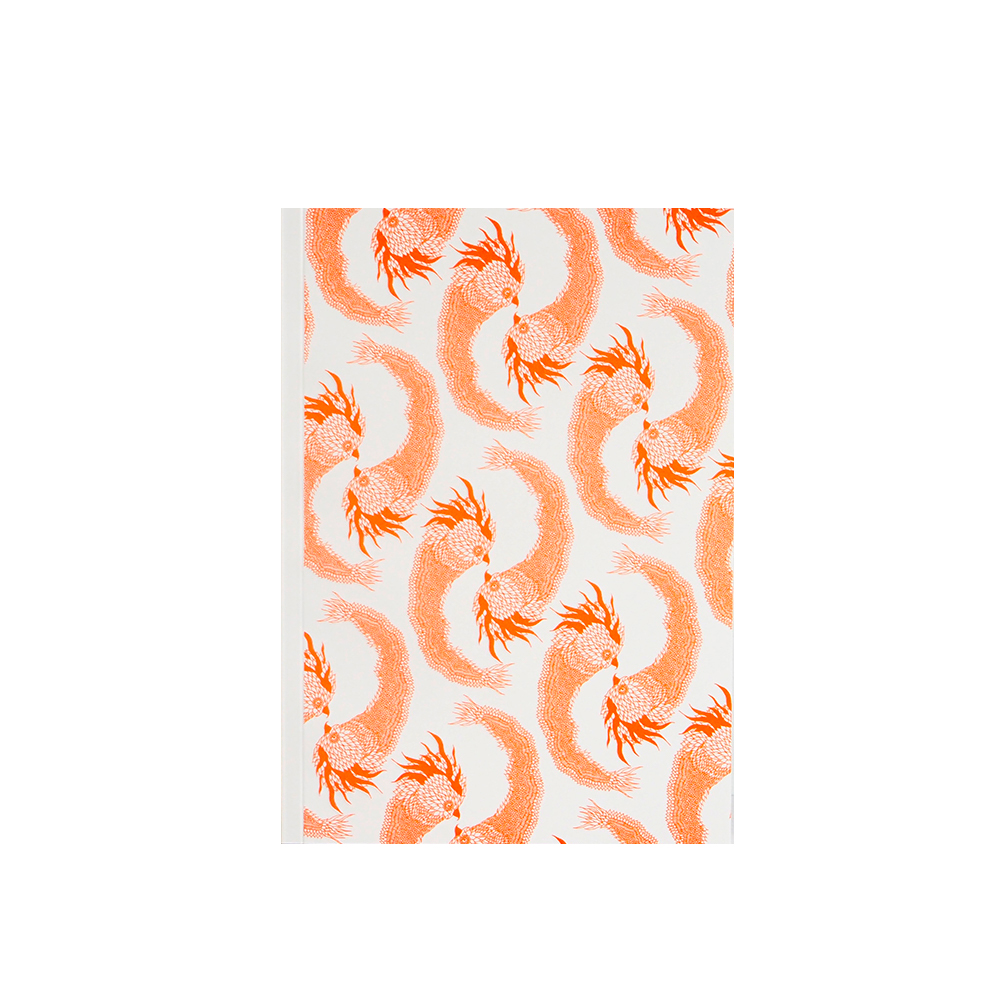 DRAGONS - Carnet à dessin imprimé animal orange DRAGONS - Carnet à dessin imprimé animal orange