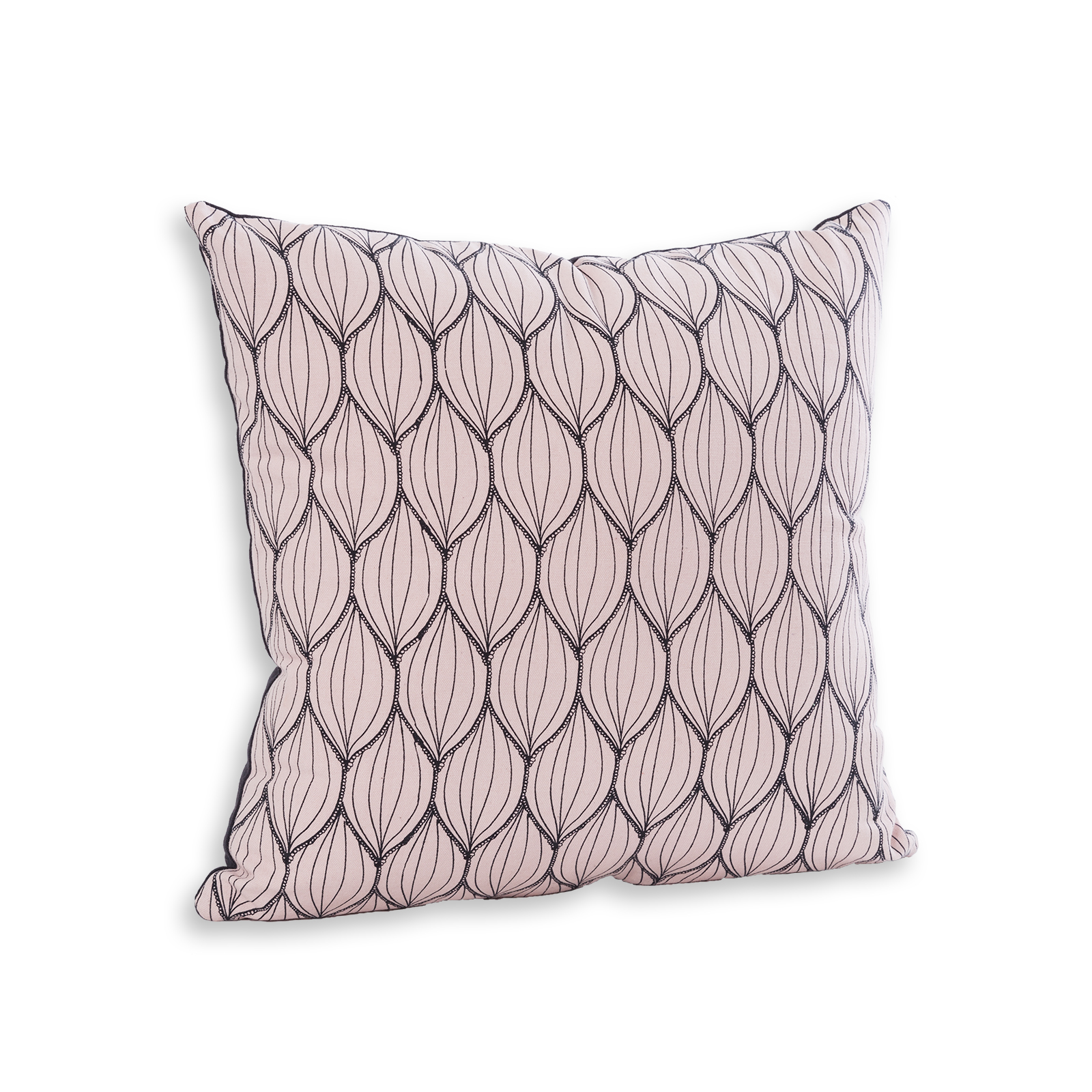 AMANDES - Housse de coussin 45x45 imprimé graphique AMANDES - Housse de coussin 45x45 imprimé graphique
