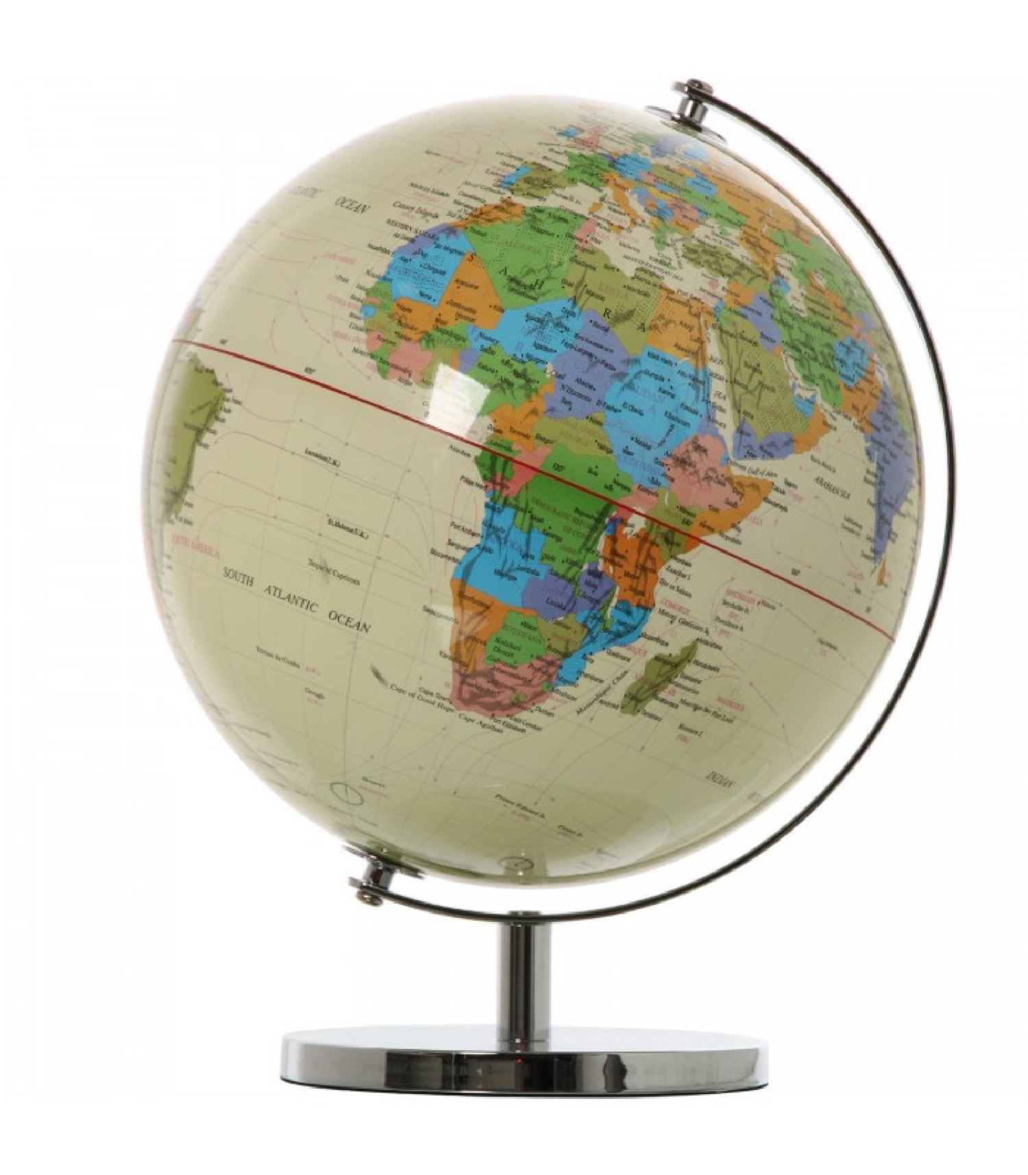 Globe terrestre multicolore D25cm (photo) Globe terrestre multicolore D25cm
