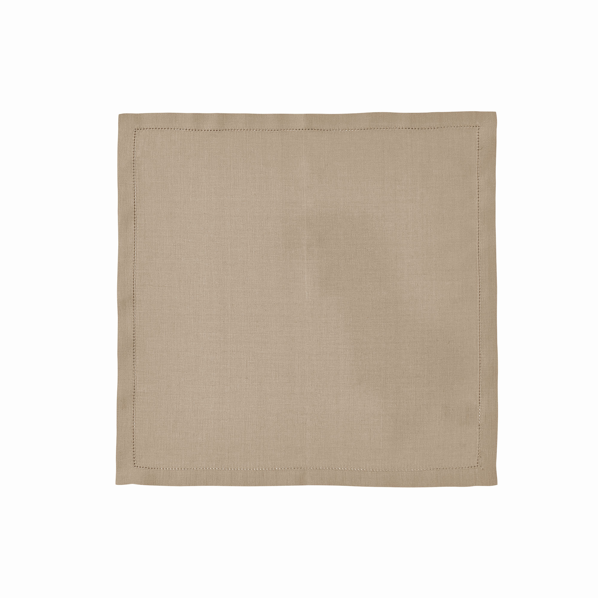 Serviette de table en lin marron 50x50 (photo) Serviette de table en lin marron 50x50