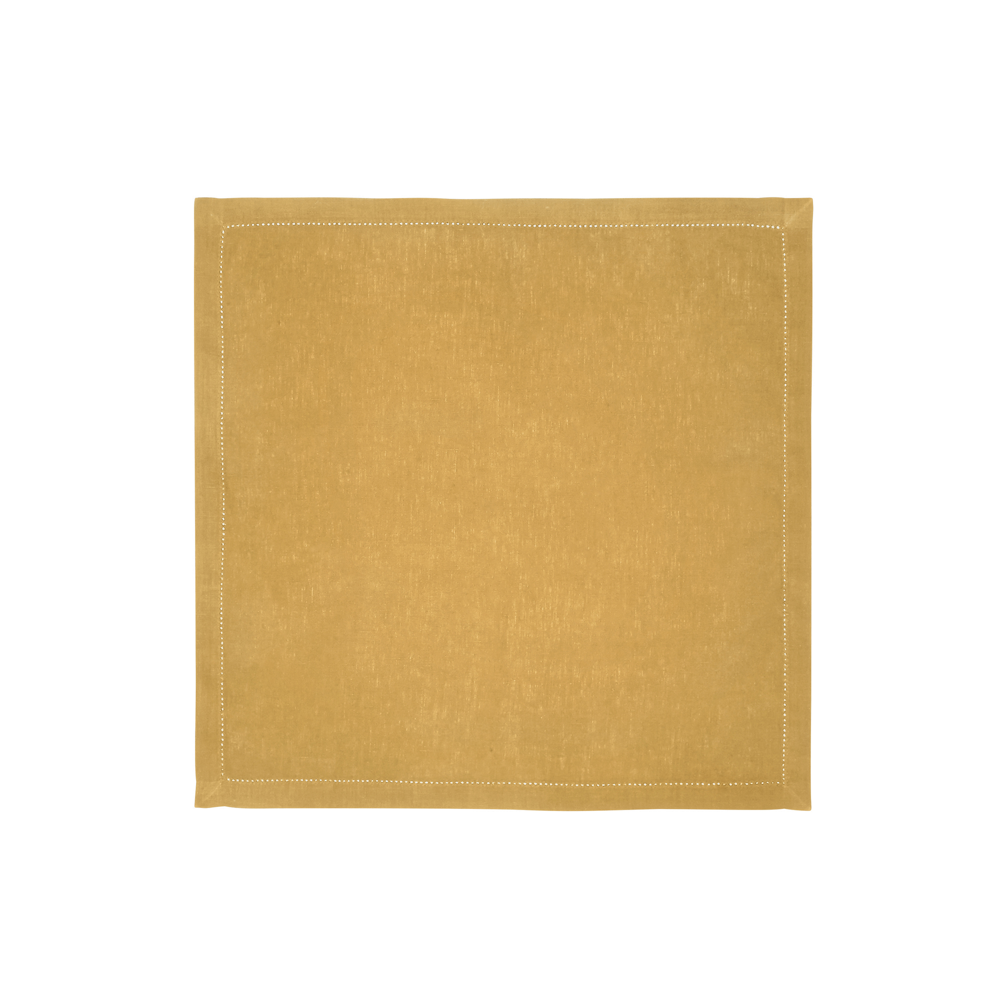 Serviette de table en lin jaune 45x45 Serviette de table en lin jaune 45x45