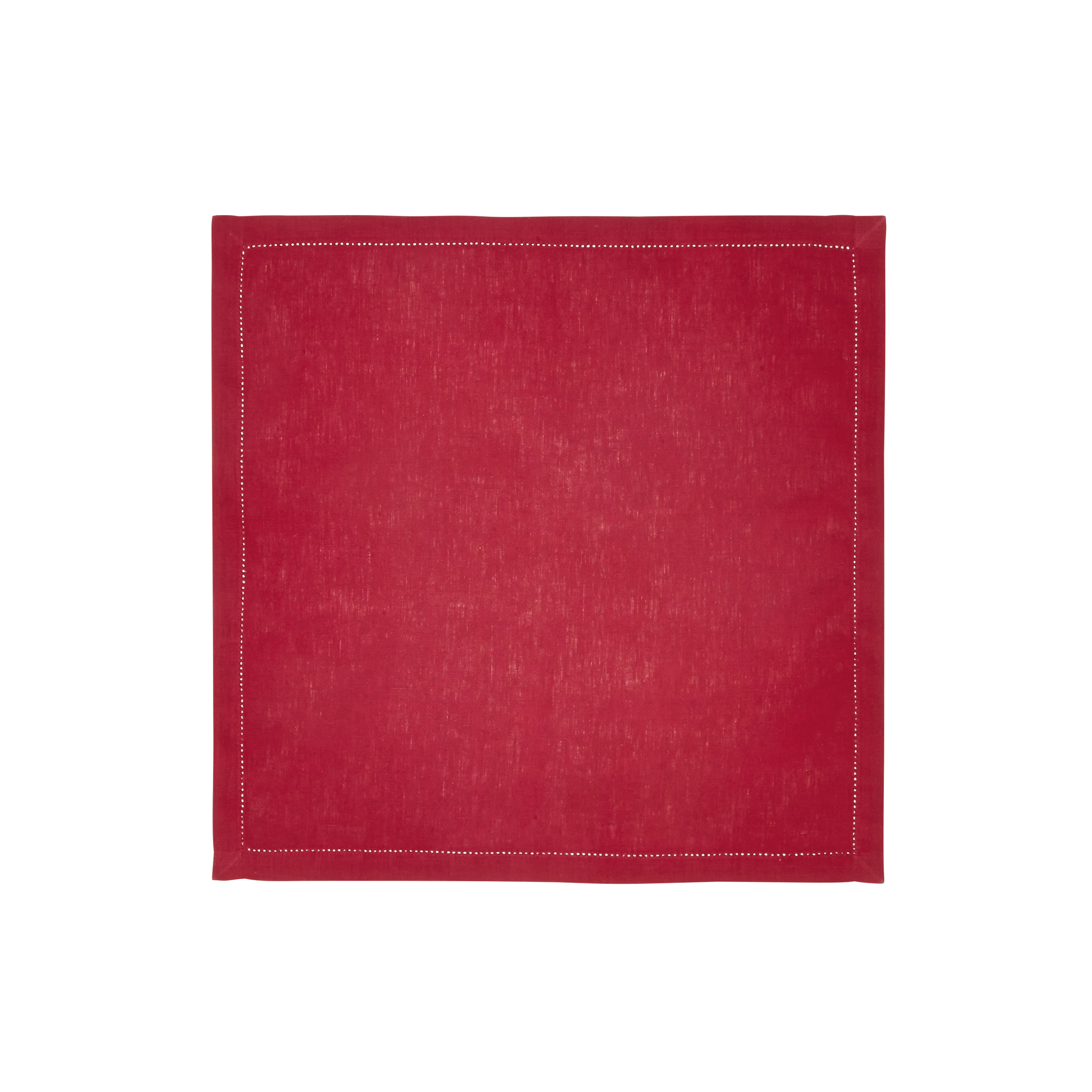 Serviette de table en lin rouge 45x45 (photo) Serviette de table en lin rouge 45x45