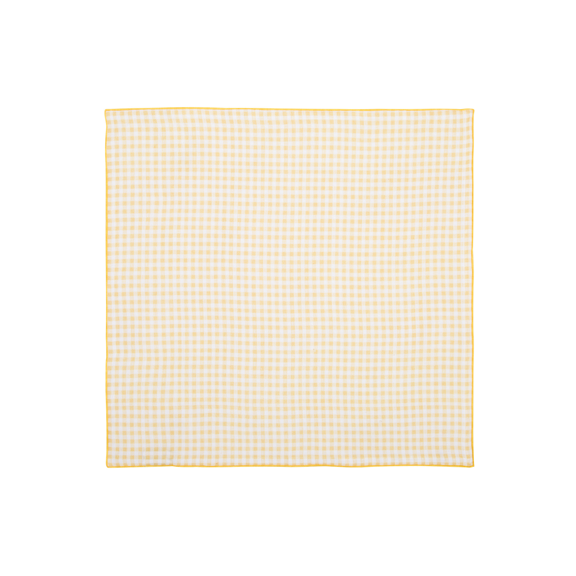 Serviette de table en lin jaune 45x45 Serviette de table en lin jaune 45x45