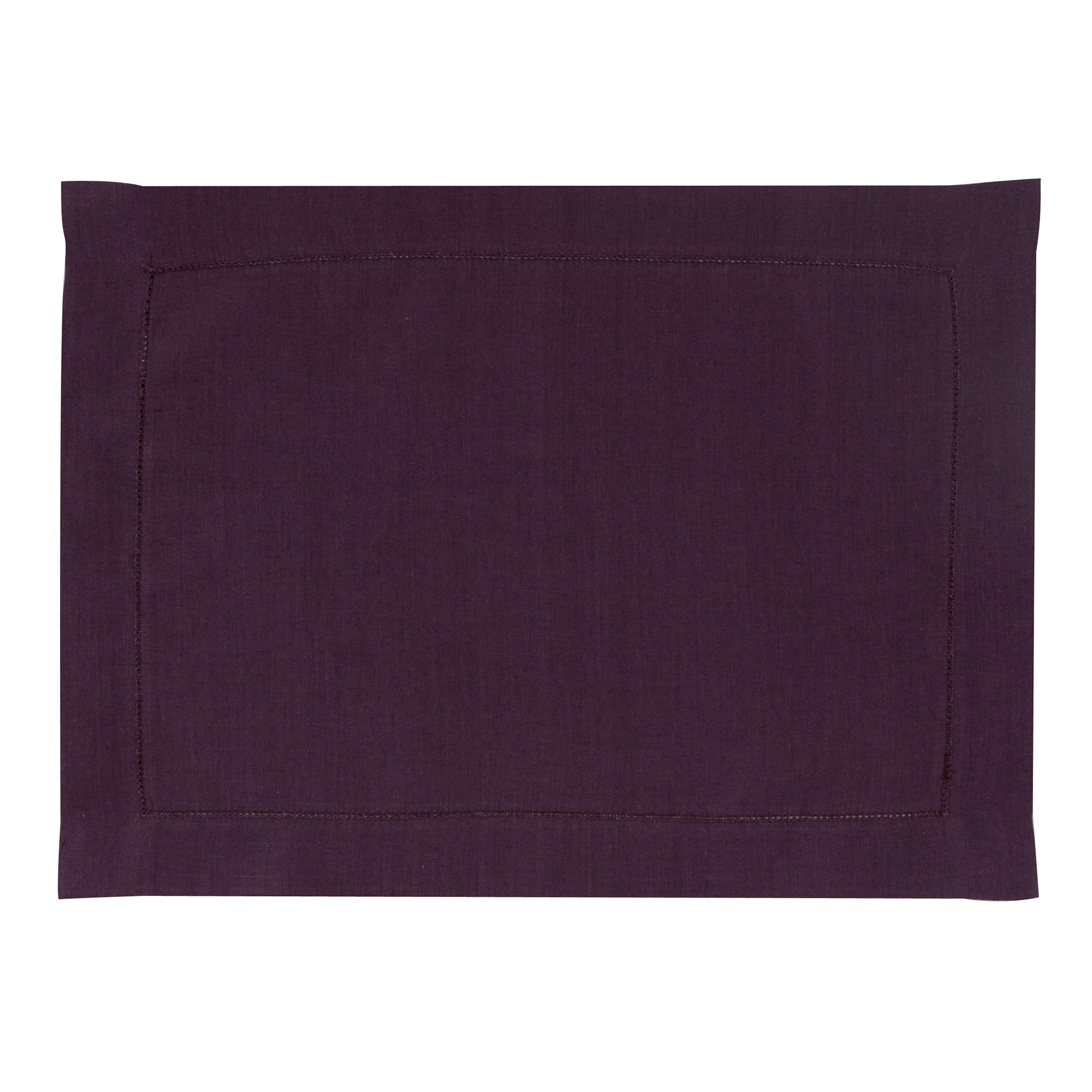 Set de table en lin violet 37x50
