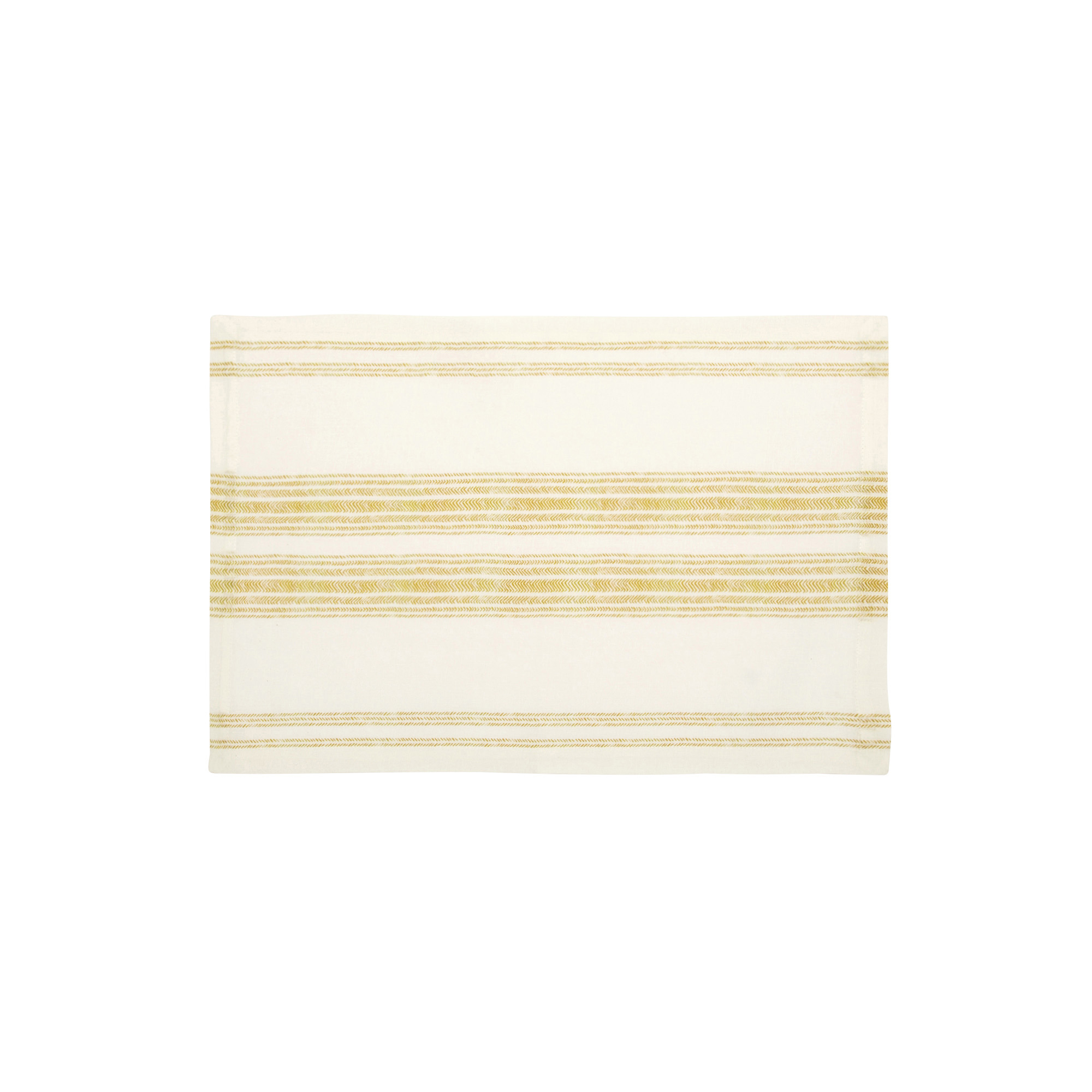 Set de table en lin jaune ocre 37x50