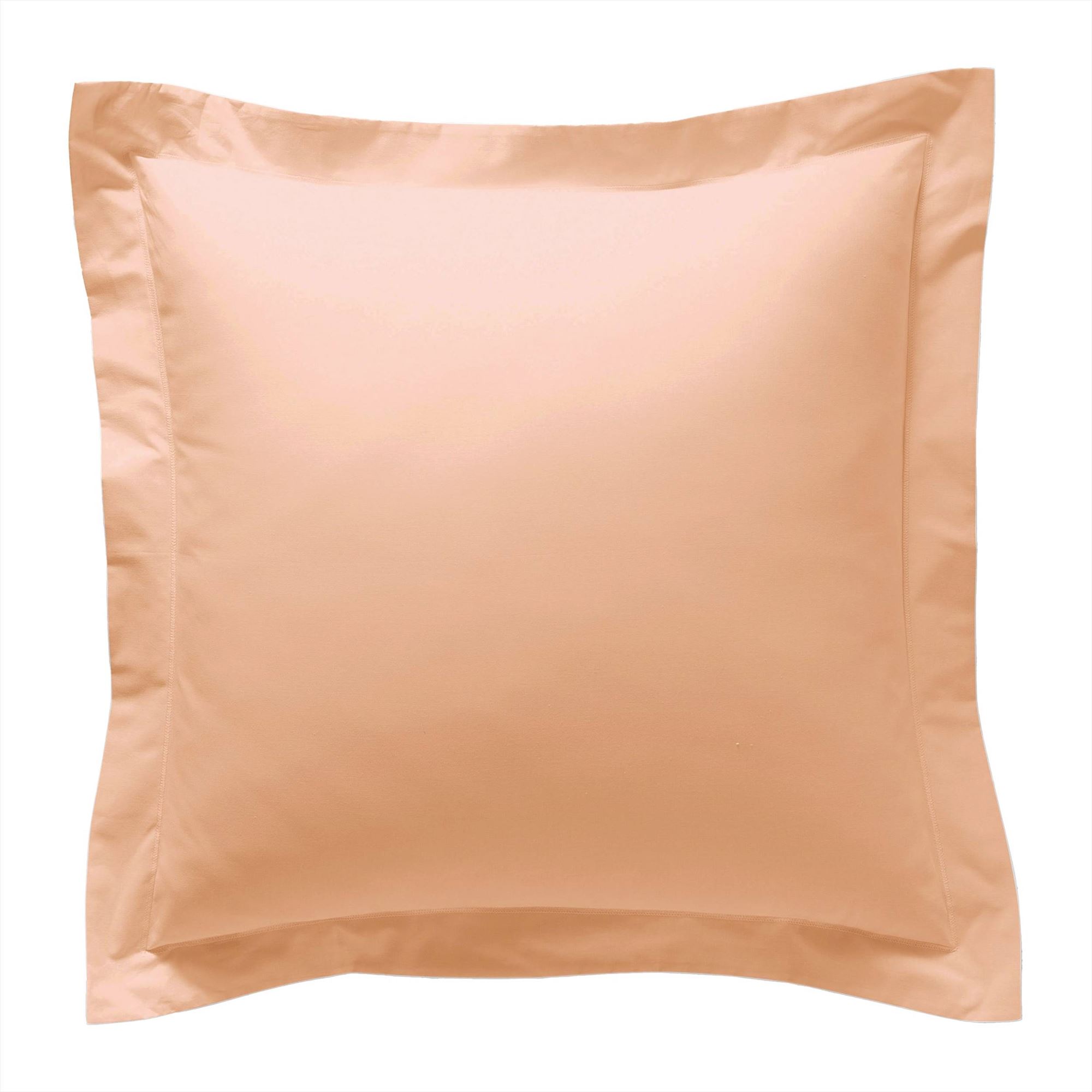 Taie d'oreiller 50x70 en percale de coton rose nude Taie d'oreiller 50x70 en percale de coton rose nude