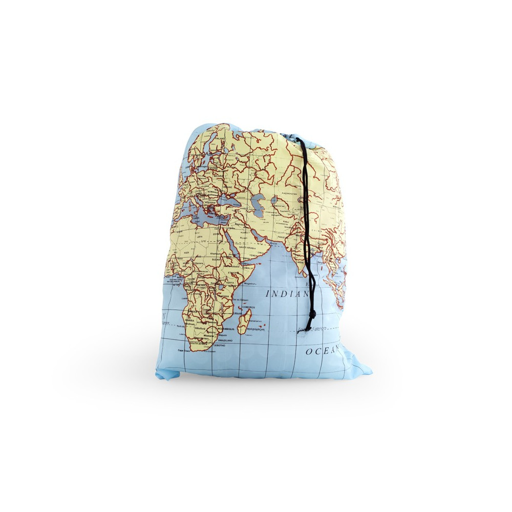 Sac baluchon carte du monde Sac baluchon carte du monde