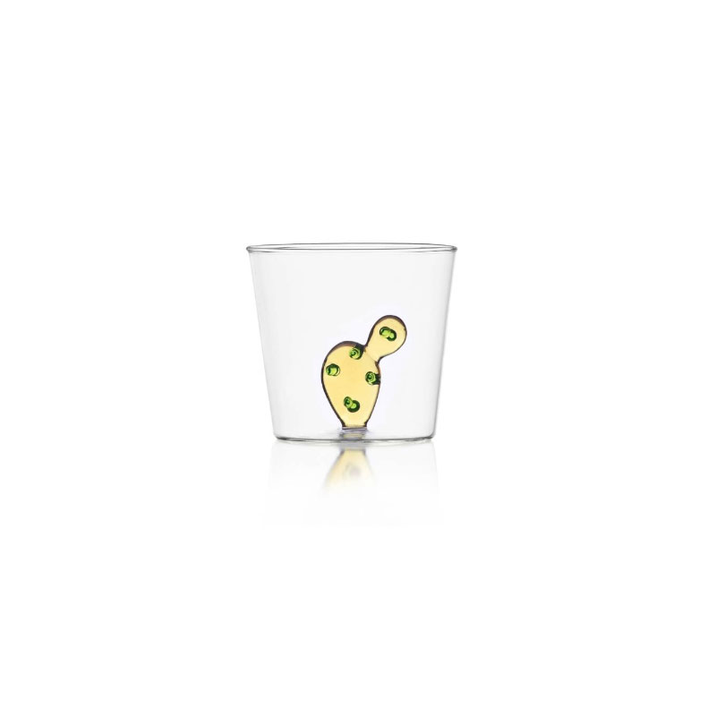 Verre tumbler cactus ambre Verre tumbler cactus ambre