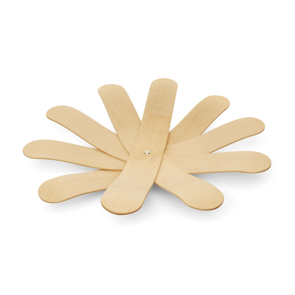 Coupe à fruits pliable en bois de hêtre D34,5cm (photo) Coupe à fruits pliable en bois de hêtre D34,5cm