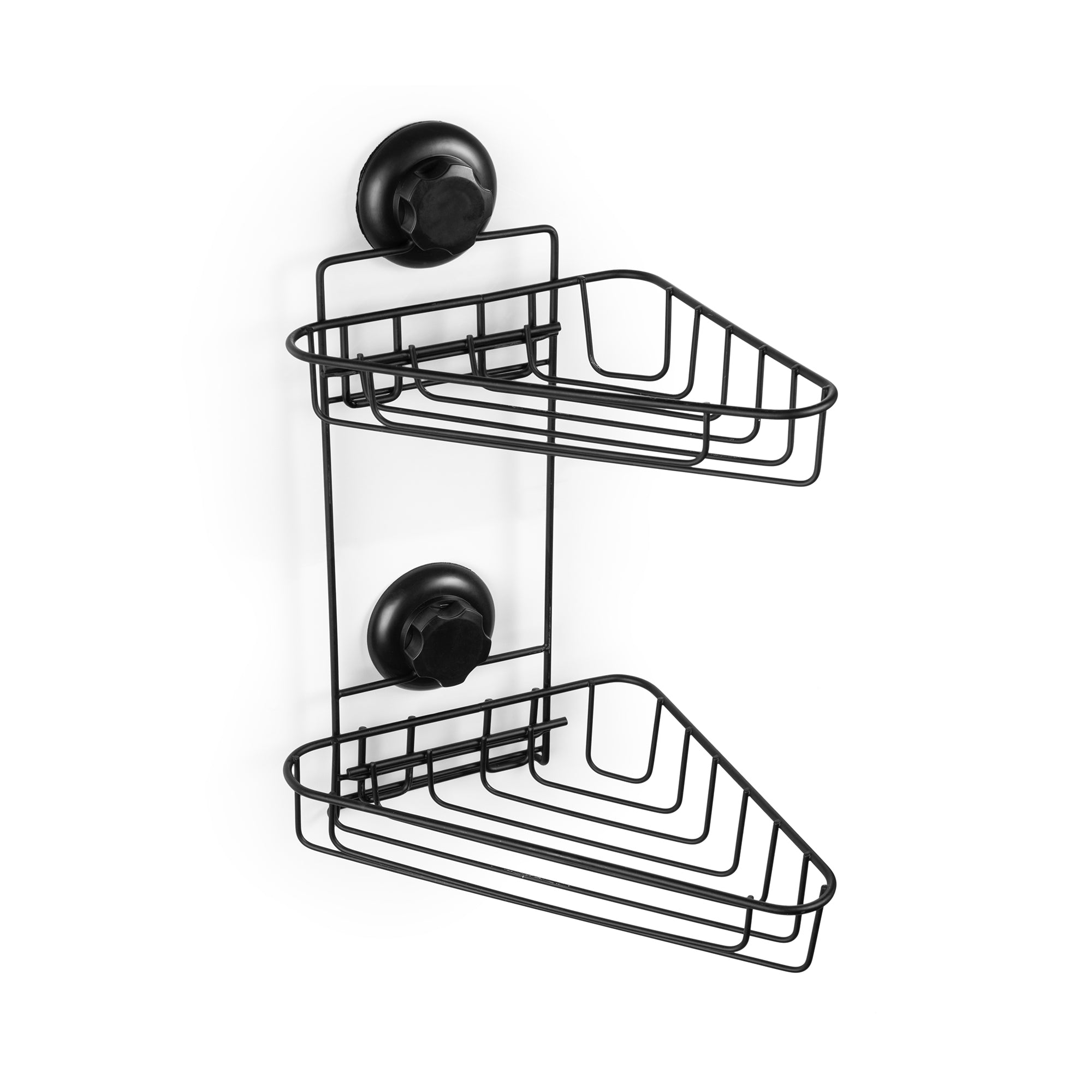 Étagère d'angle noire H36cm (photo) Étagère d'angle noire H36cm
