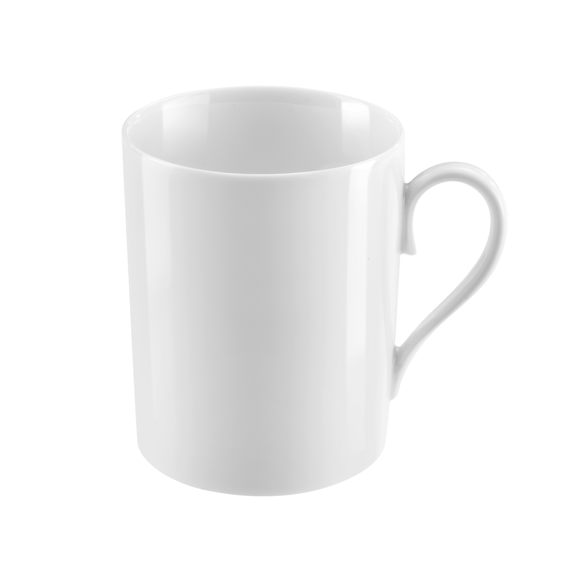 Mug en porcelaine blanche - Lot de 6