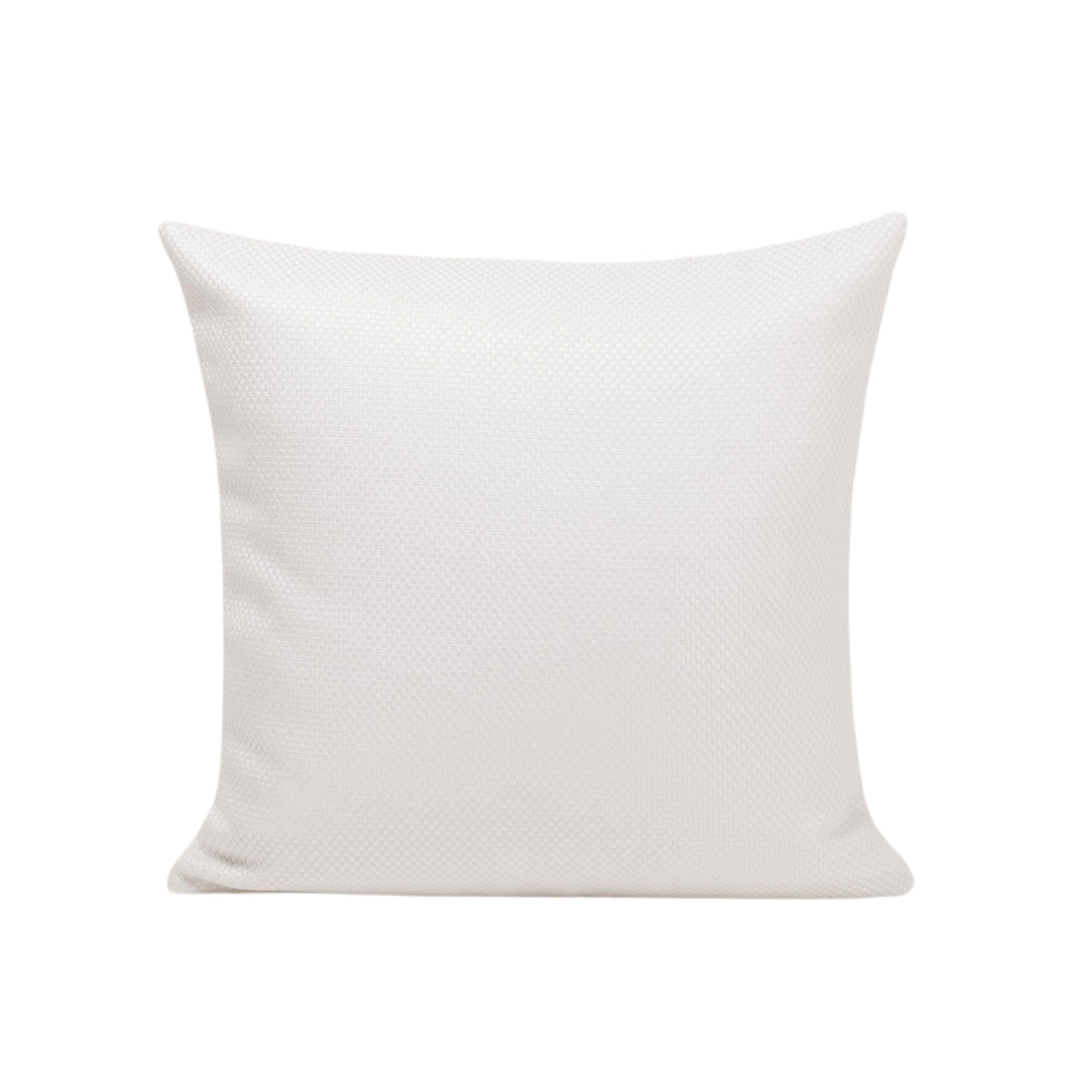 Housse de coussin blanc 50x50 cm
