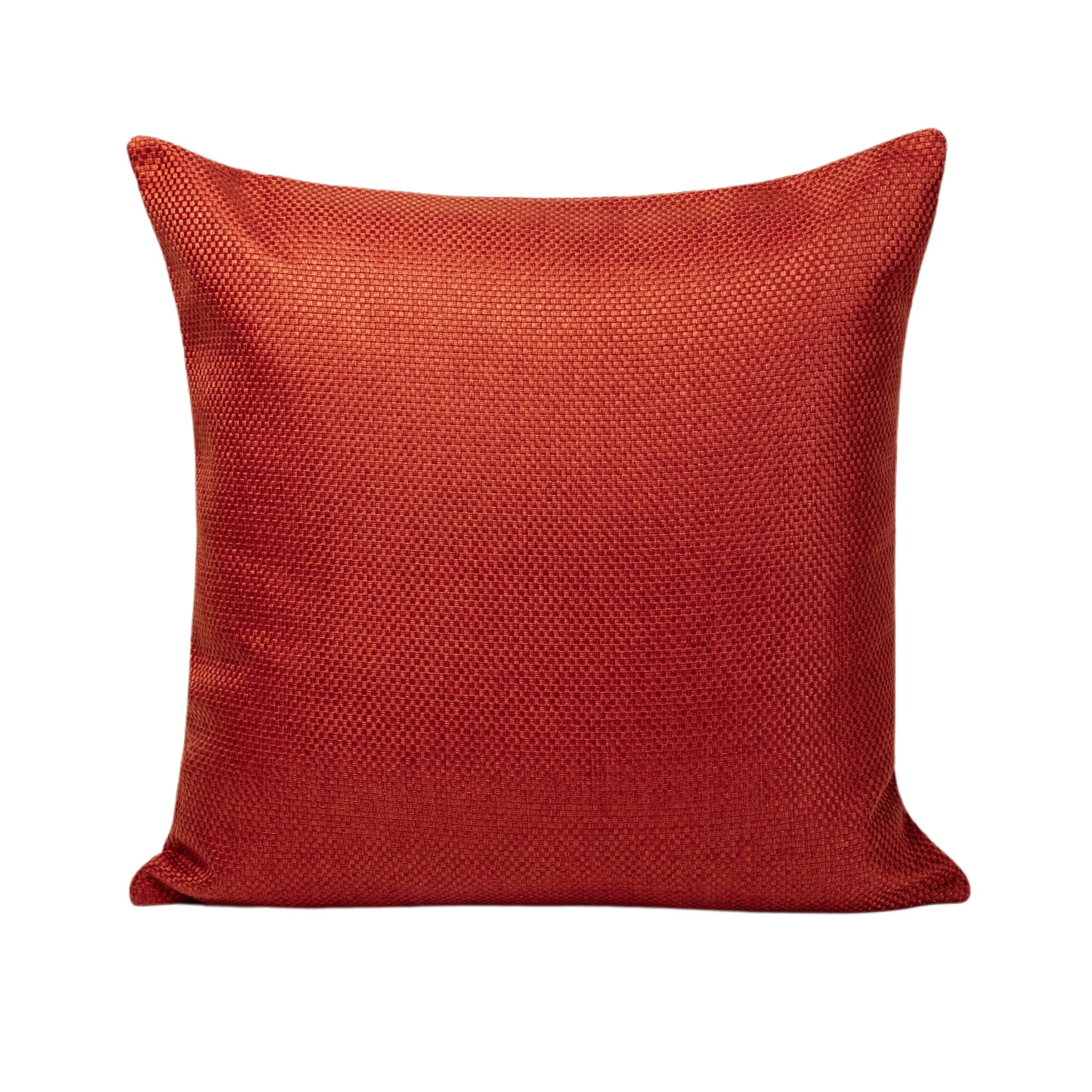 Housse de coussin 60x60 cm Orange Brique Housse de coussin 60x60 cm Orange Brique