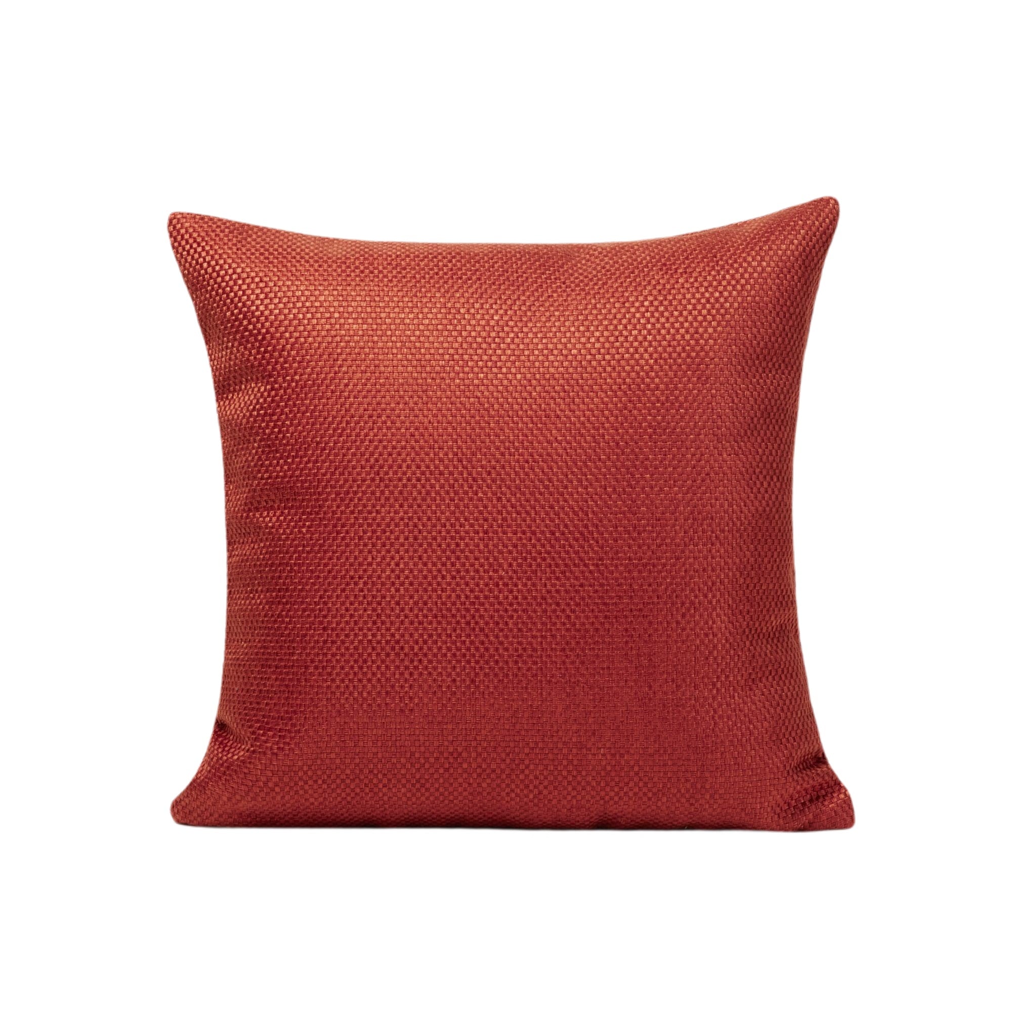Housse de coussin 50x50 cm Orange Brique Housse de coussin 50x50 cm Orange Brique