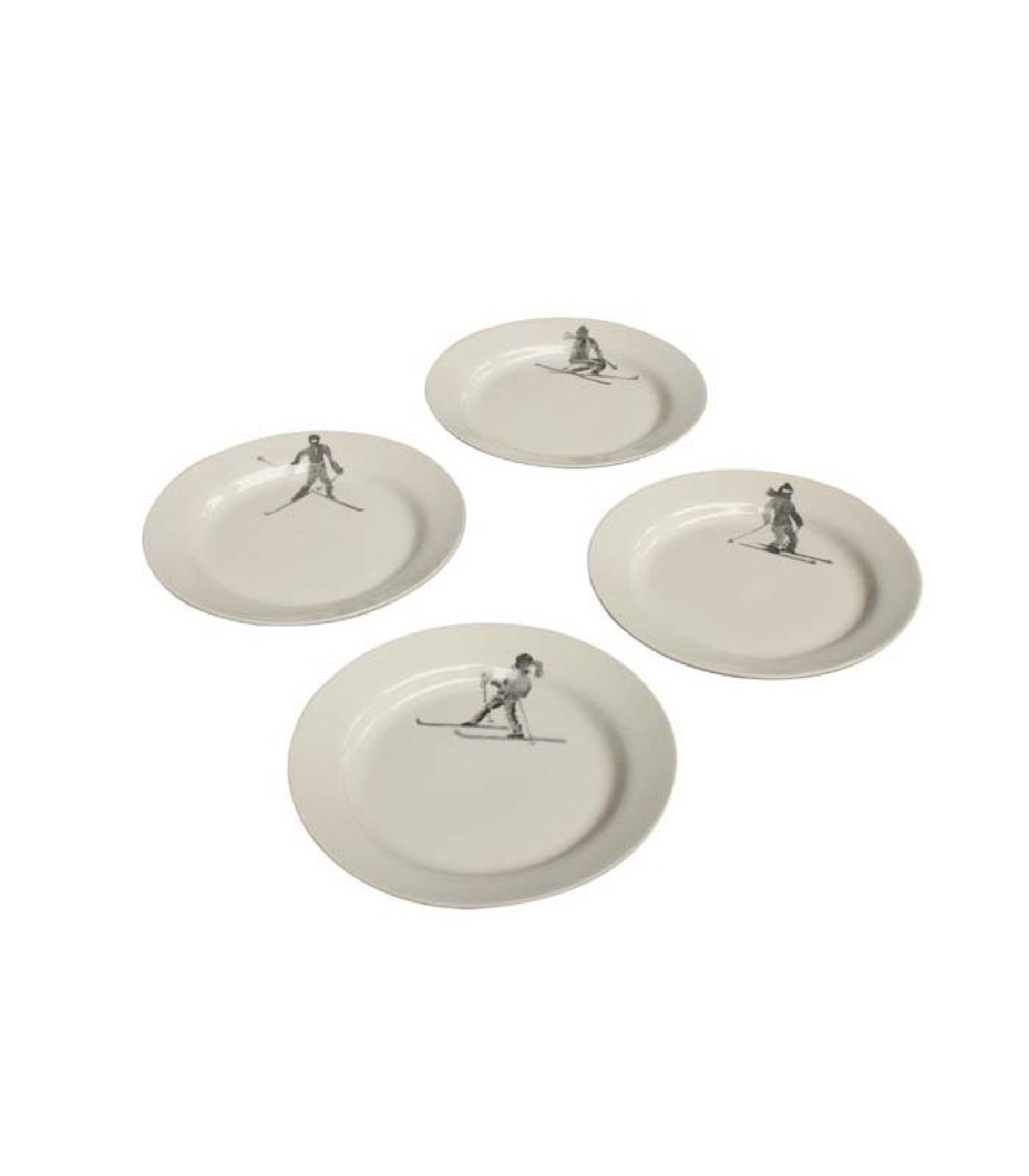 Assiette à dessert en céramique D21cm - Lot de 4 Assiette à dessert en céramique D21cm - Lot de 4