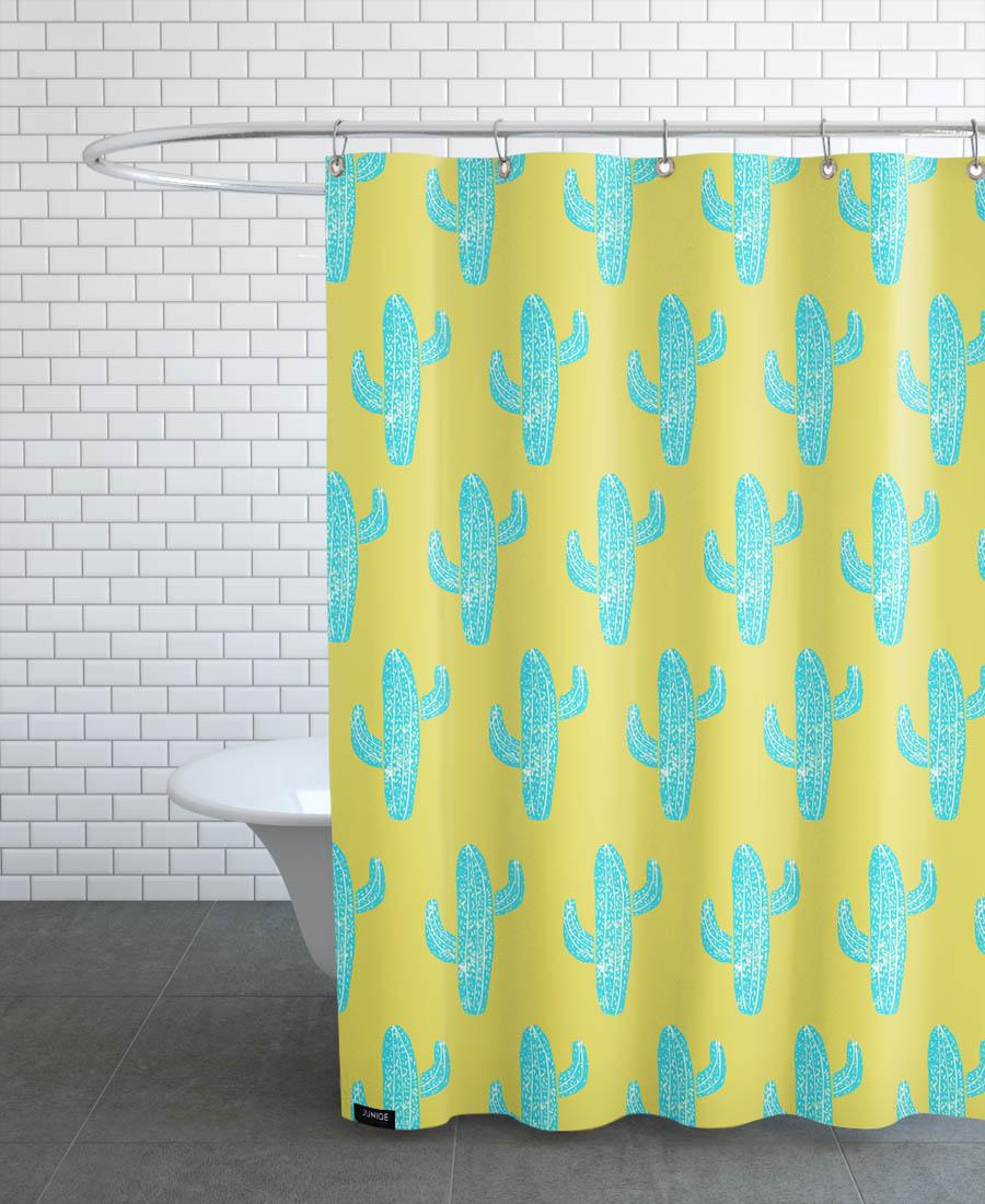 Rideau de douche en polyester en Jaune & Vert/150x200 Rideau de douche en polyester en Jaune & Vert/150x200