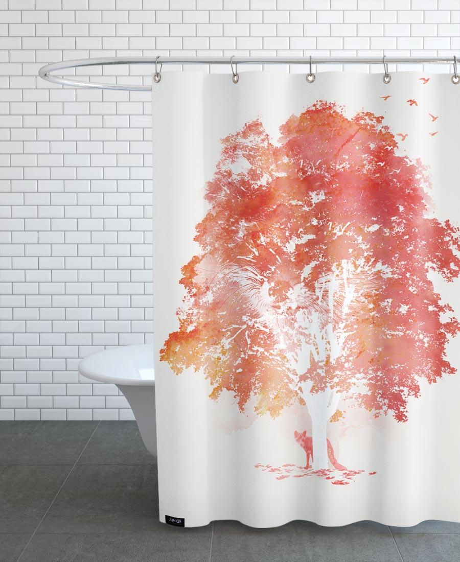 Rideau de douche en polyester en Blanc & Blanc ivoire/150x200 Rideau de douche en polyester en Blanc & Blanc ivoire/150x200