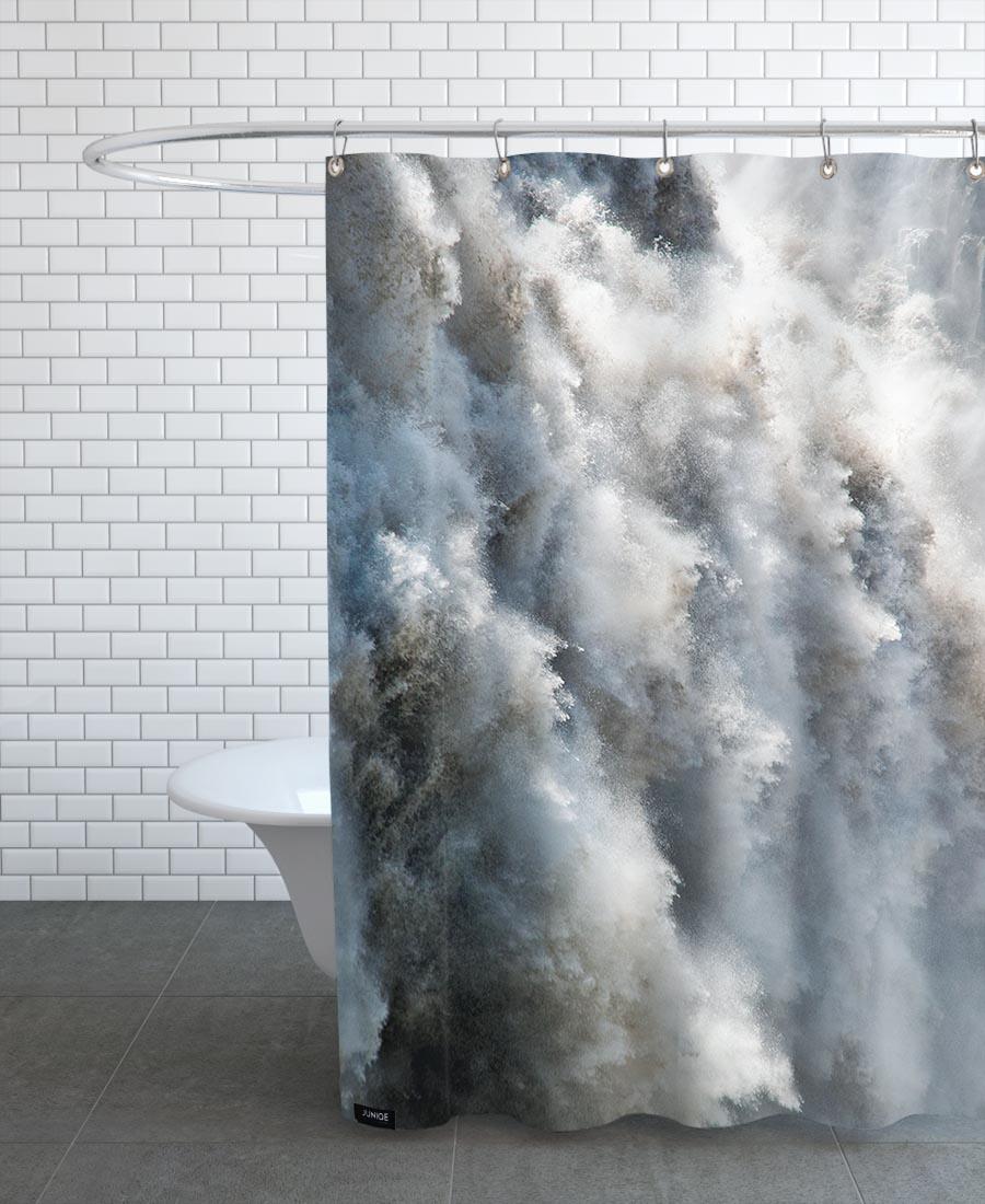 Rideau de douche en polyester en Blanc/150x200 Rideau de douche en polyester en Blanc/150x200