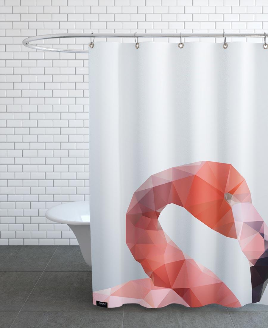 Rideau de douche en polyester en Rose & Rouge/150x200 Rideau de douche en polyester en Rose & Rouge/150x200