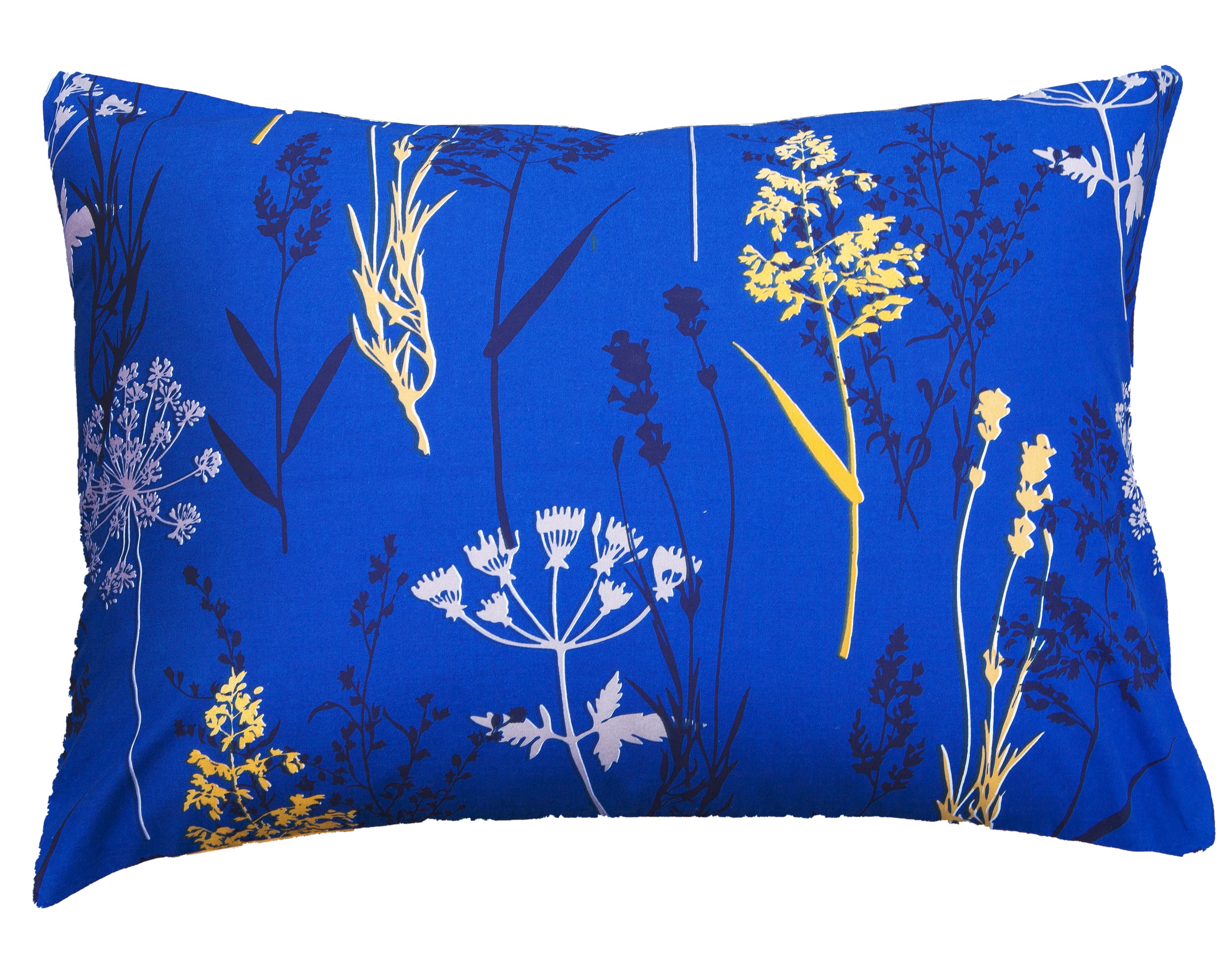 Taie d'oreiller 50x70 en coton bleu Taie d'oreiller 50x70 en coton bleu