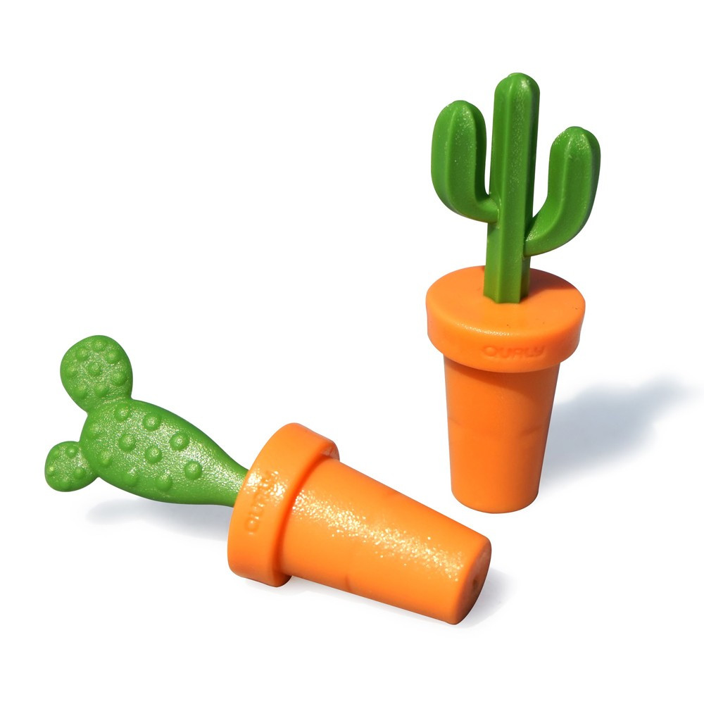 Bouchon de bouteille cactus - Lot de 2 Bouchon de bouteille cactus - Lot de 2