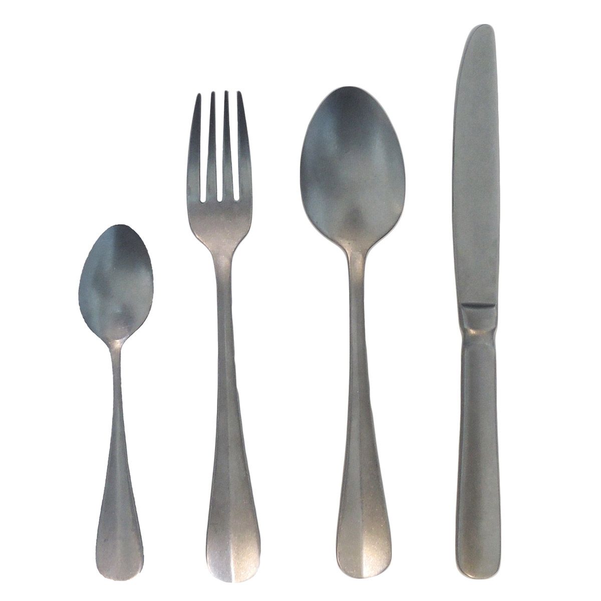 Ménagère 16 couverts en inox gris Ménagère 16 couverts en inox gris