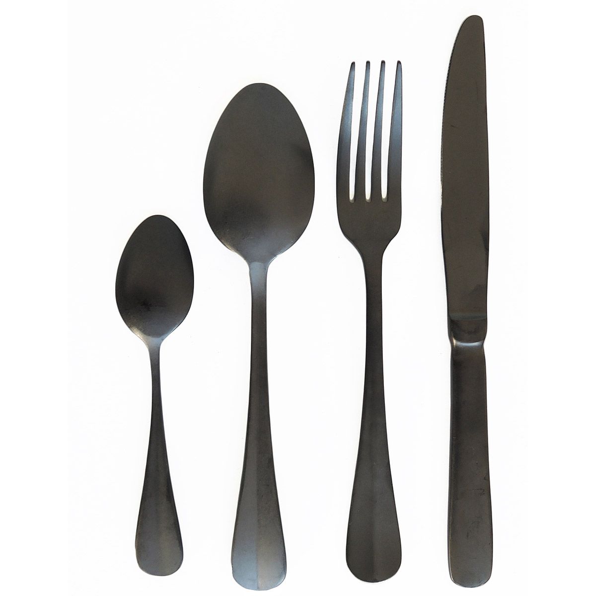 Ménagère 16 couverts en inox noir Ménagère 16 couverts en inox noir
