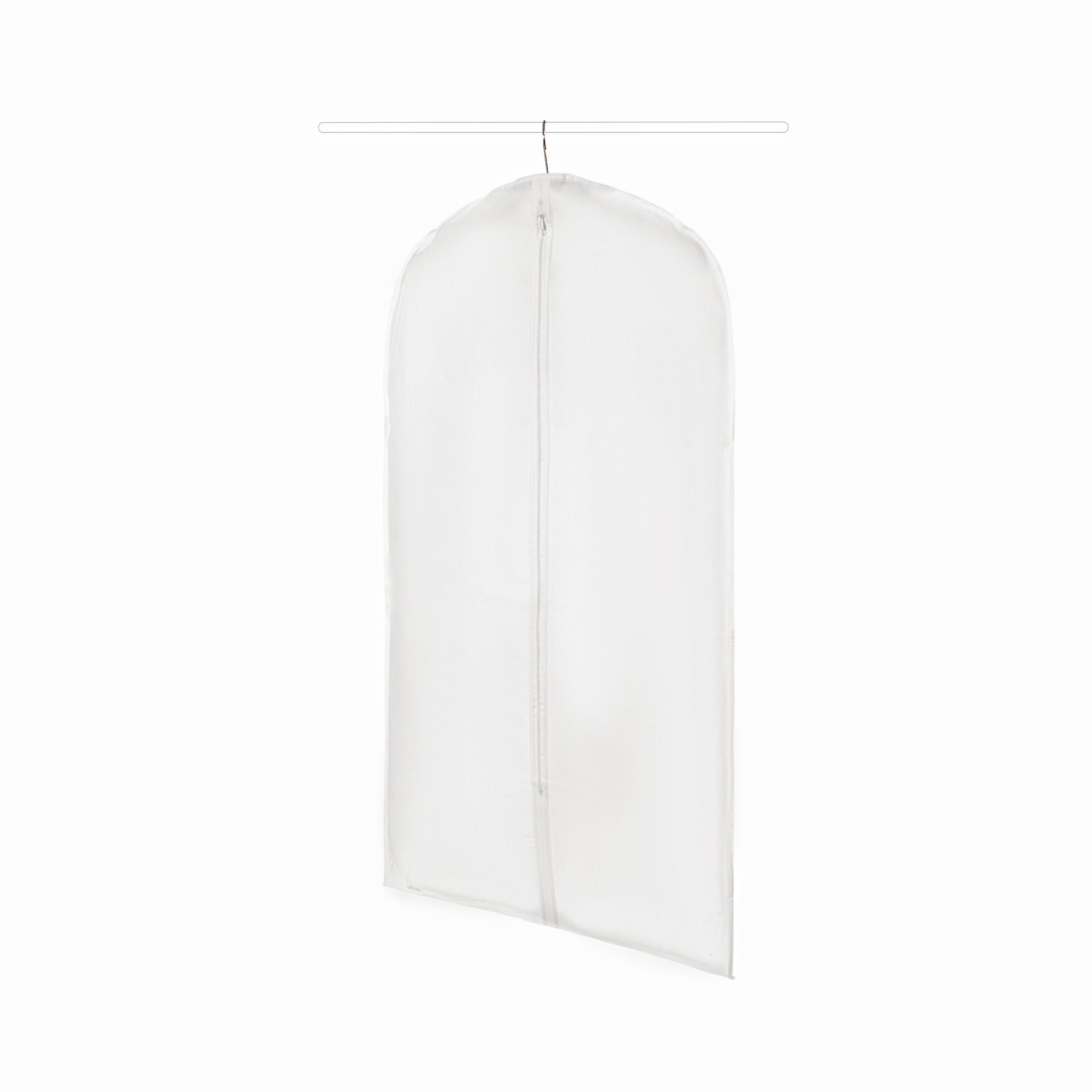 Housse pour vêtements translucide H100cm (photo) Housse pour vêtements translucide H100cm