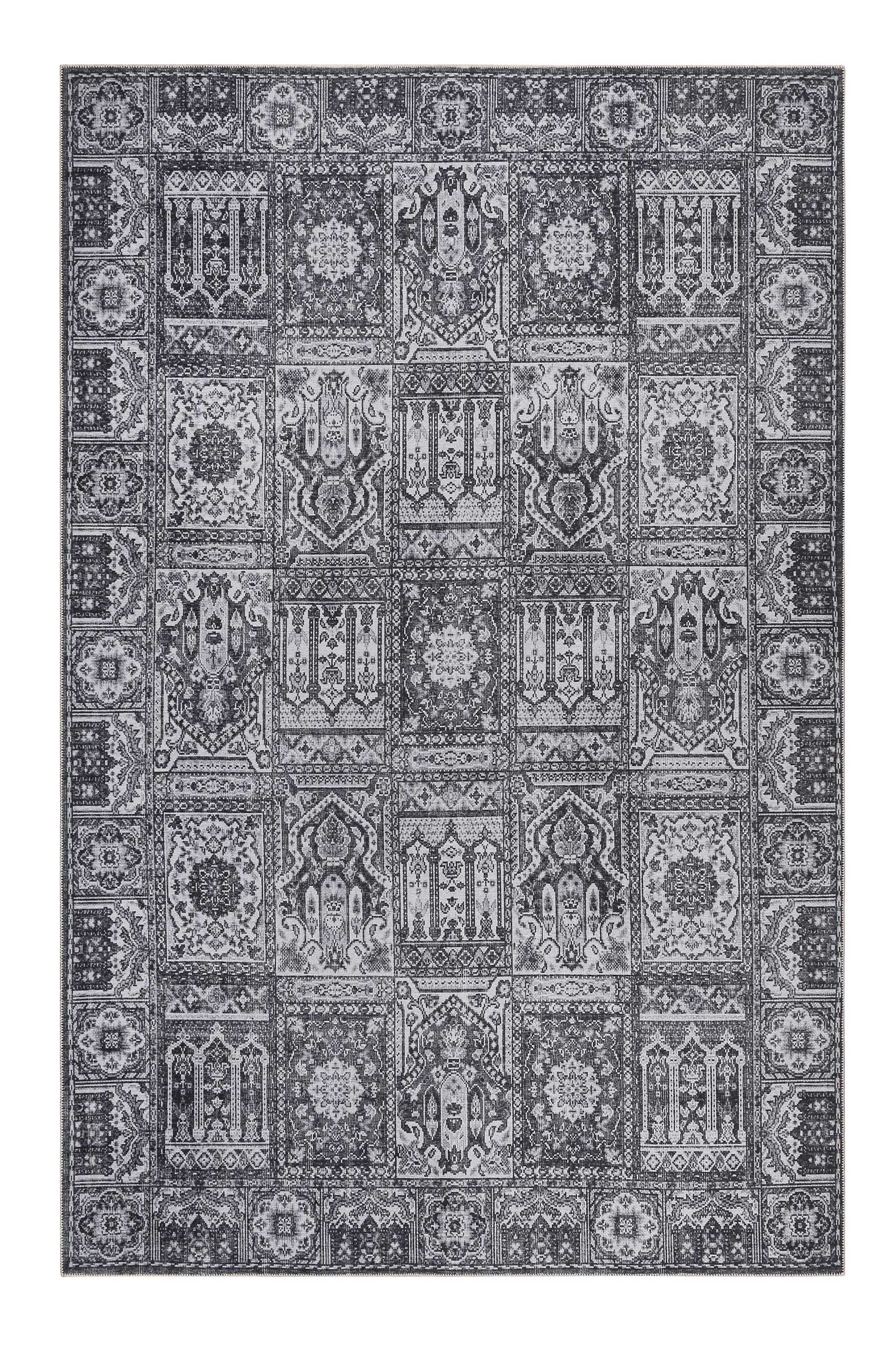 Tapis tissé multicolore inspiration berbère 290x240 Tapis tissé multicolore inspiration berbère 290x240